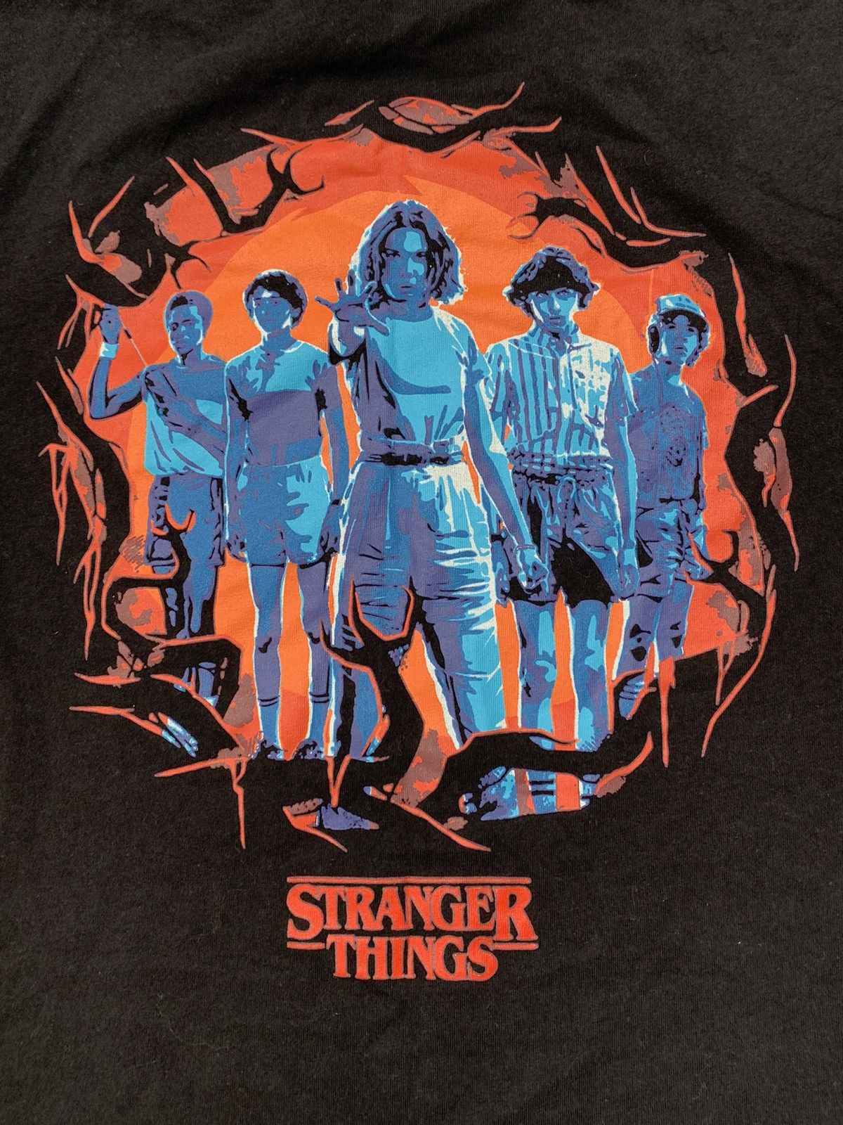 Band Tees × Vintage Vintage Y2K Stranger Things tee big logo streetwear size M Size M / US 6-8 / IT 42-44 - 3 Thumbnail