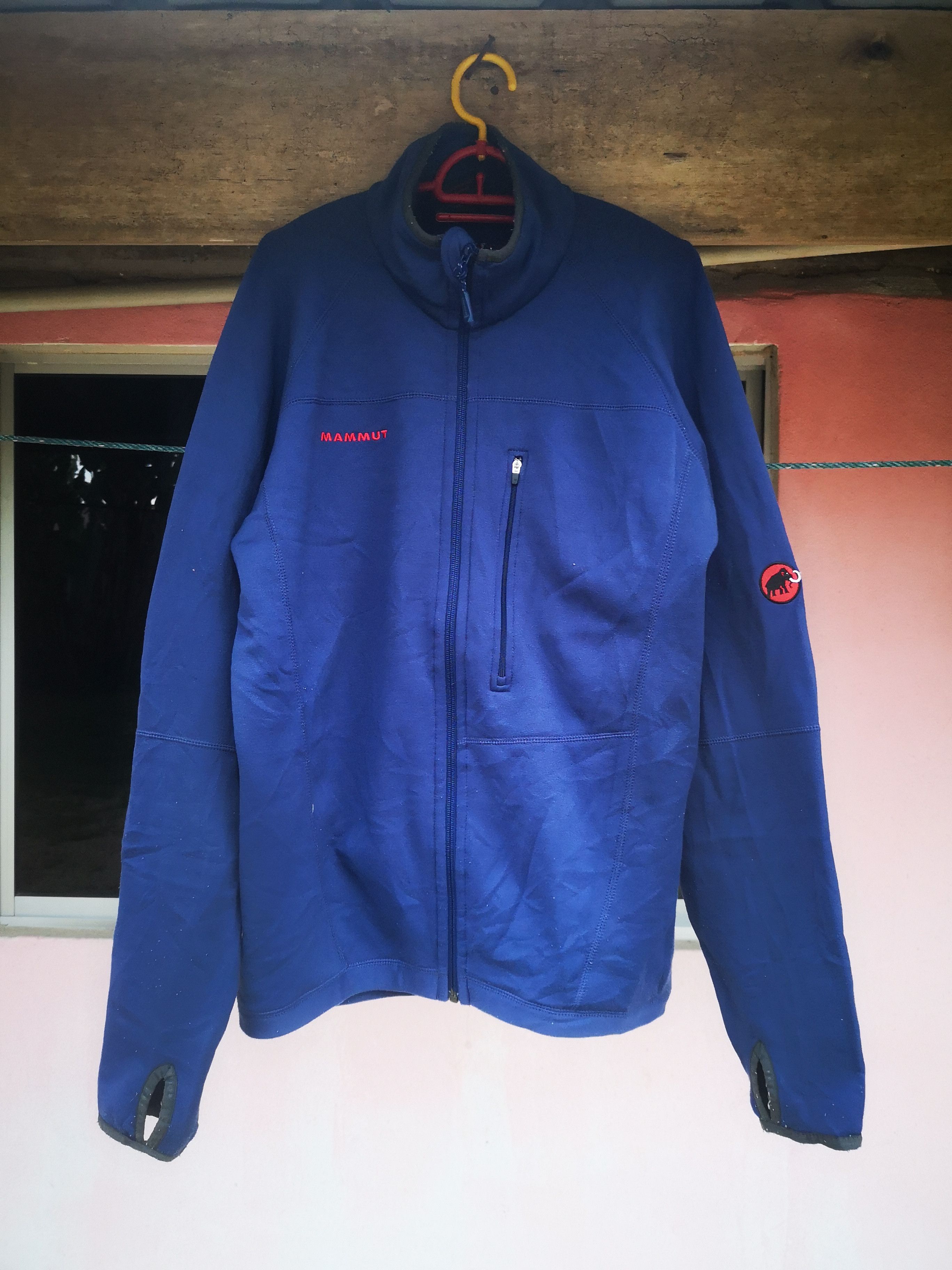 image of Mammut Outdoor Jackets in Blue, Men's (Size Large)