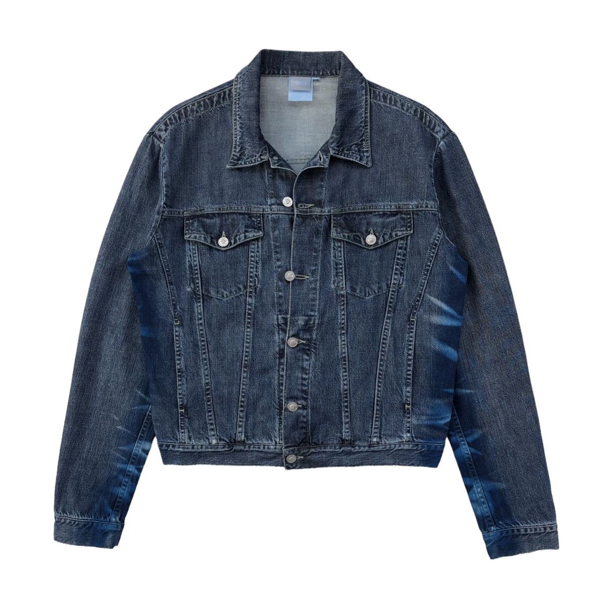 Versace Jeans Couture 🔥OG Versace Jean Couture Printed Logo Spray Design Jacket Size US XL / EU 56 / 4 - 2 Thumbnail