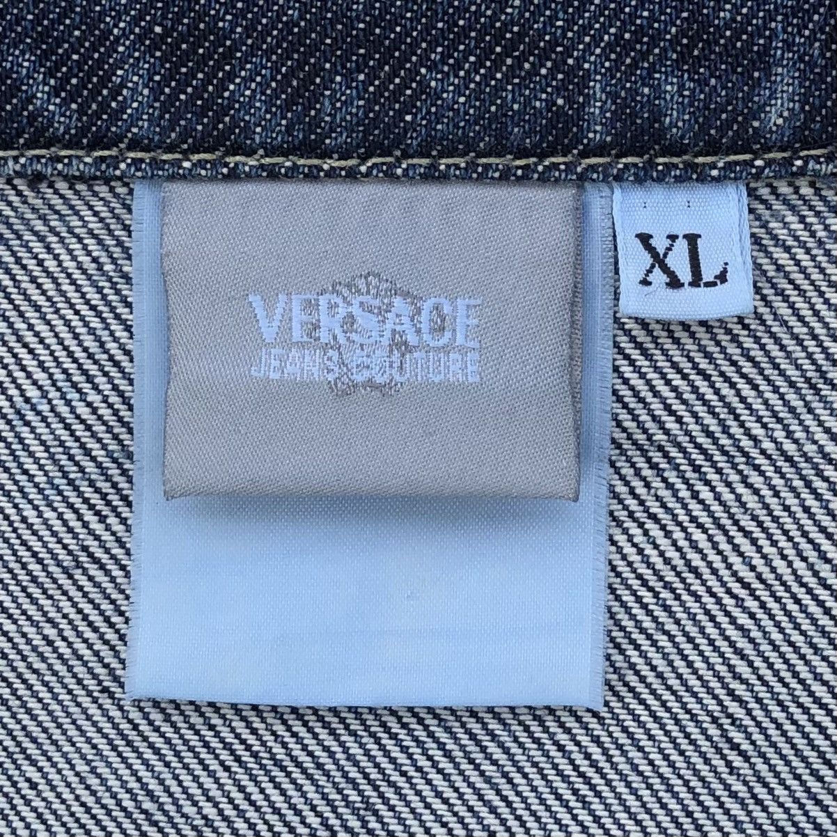 Versace Jeans Couture 🔥OG Versace Jean Couture Printed Logo Spray Design Jacket Size US XL / EU 56 / 4 - 23 Thumbnail
