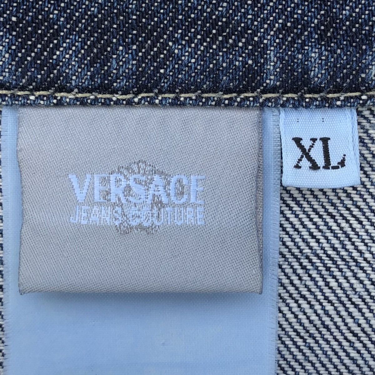 Versace Jeans Couture 🔥OG Versace Jean Couture Printed Logo Spray Design Jacket Size US XL / EU 56 / 4 - 24 Thumbnail
