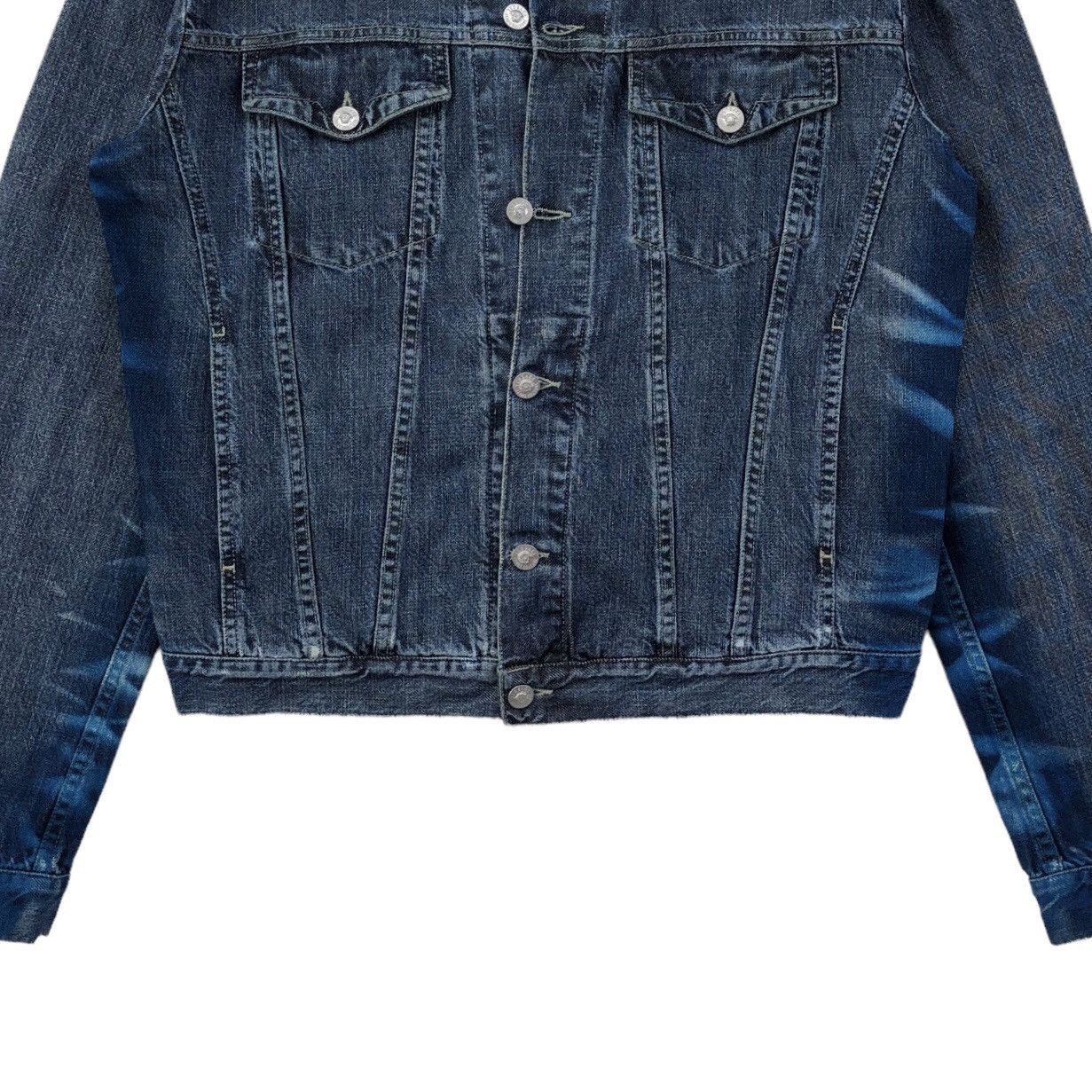 Versace Jeans Couture 🔥OG Versace Jean Couture Printed Logo Spray Design Jacket Size US XL / EU 56 / 4 - 5 Thumbnail