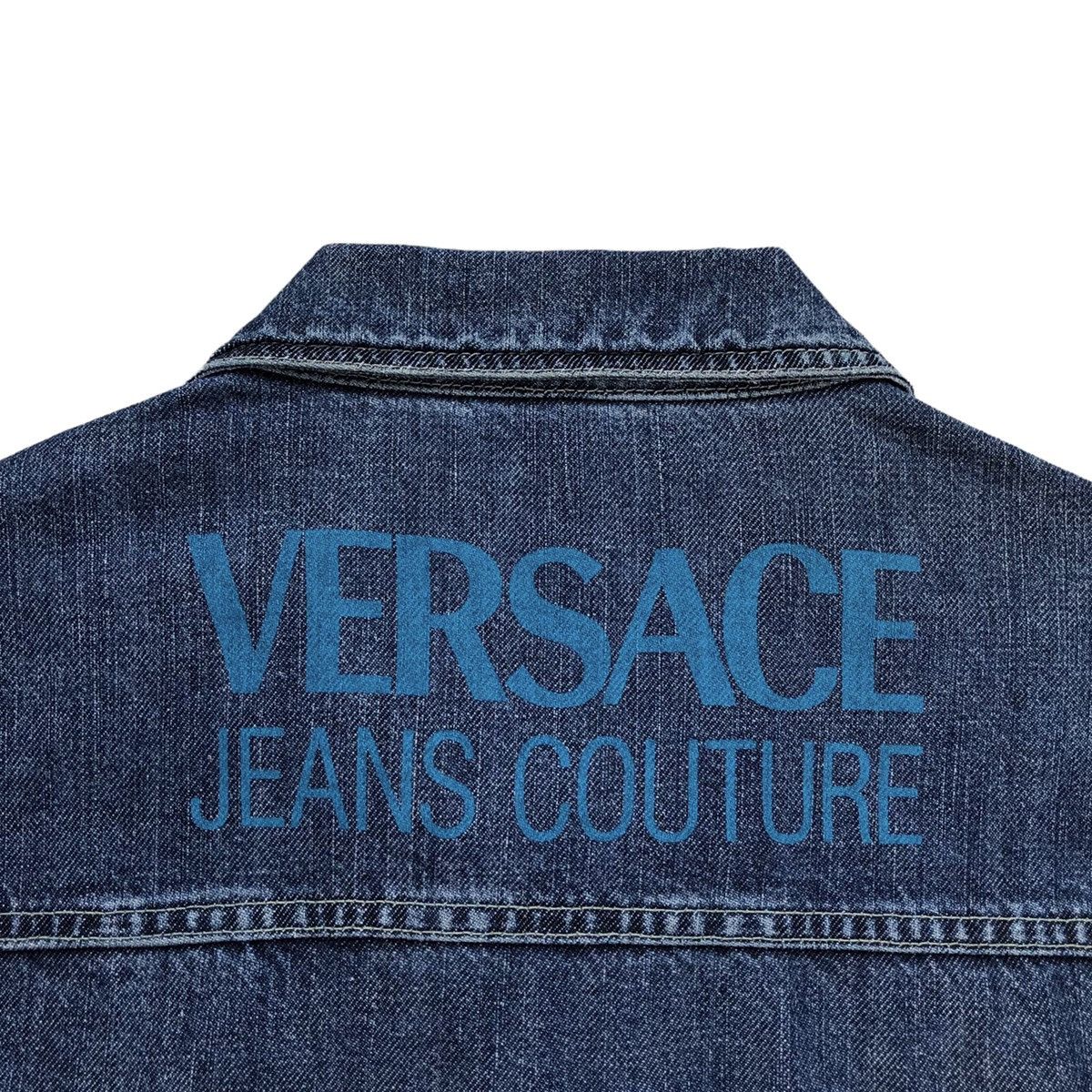 Versace Jeans Couture 🔥OG Versace Jean Couture Printed Logo Spray Design Jacket Size US XL / EU 56 / 4 - 17 Thumbnail