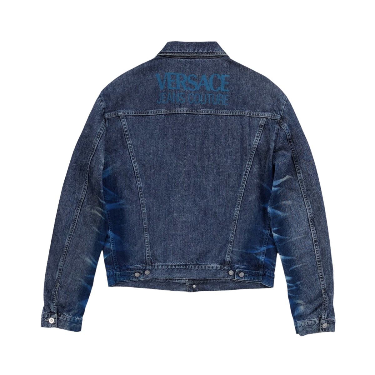 Versace Jeans Couture 🔥OG Versace Jean Couture Printed Logo Spray Design Jacket Size US XL / EU 56 / 4 - 16 Thumbnail