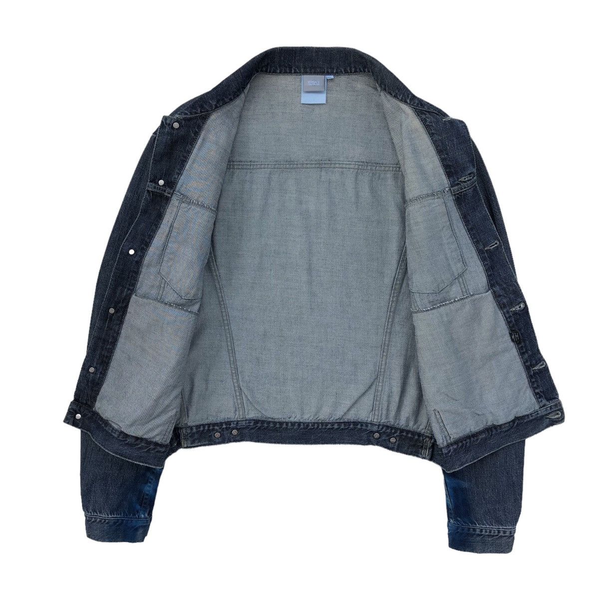 Versace Jeans Couture 🔥OG Versace Jean Couture Printed Logo Spray Design Jacket Size US XL / EU 56 / 4 - 11 Thumbnail