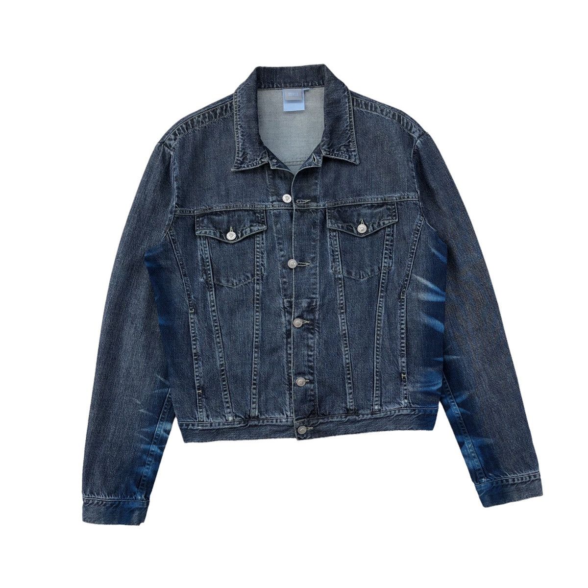 Versace Jeans Couture 🔥OG Versace Jean Couture Printed Logo Spray Design Jacket Size US XL / EU 56 / 4 - 10 Thumbnail