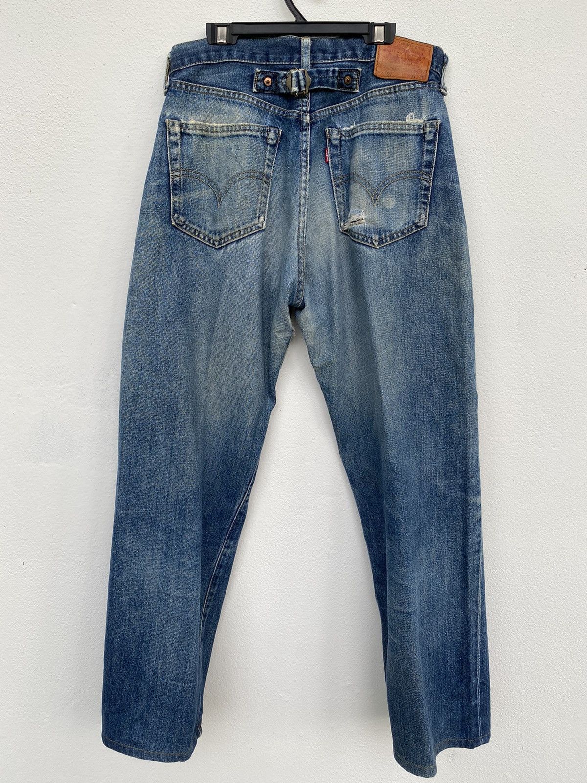 Levi's 🔥Vintage 80s Levi’s Distress Denime Size US 30 / EU 46 - 3 Thumbnail
