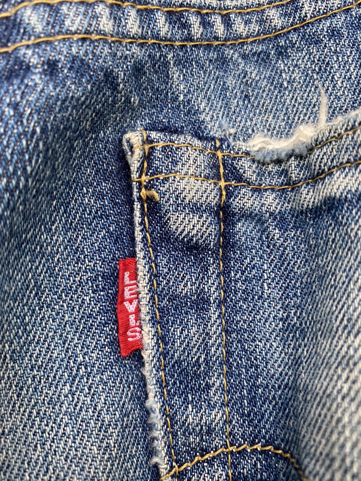 Levi's 🔥Vintage 80s Levi’s Distress Denime Size US 30 / EU 46 - 13 Thumbnail
