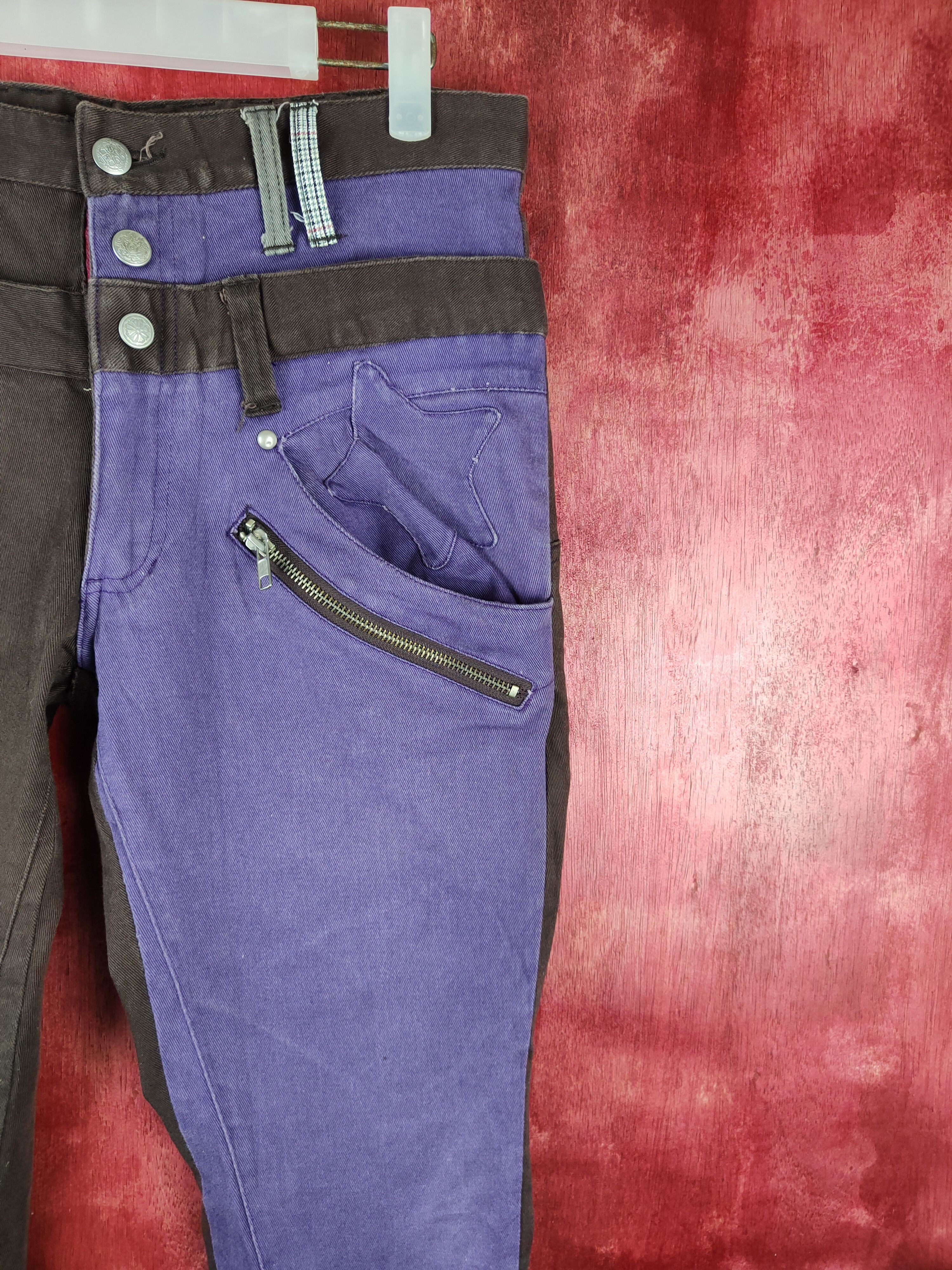 If Six Was Nine DL Many Dope punk 2 face double waist cargo Pants #S657 Size US 31 - 5 Thumbnail