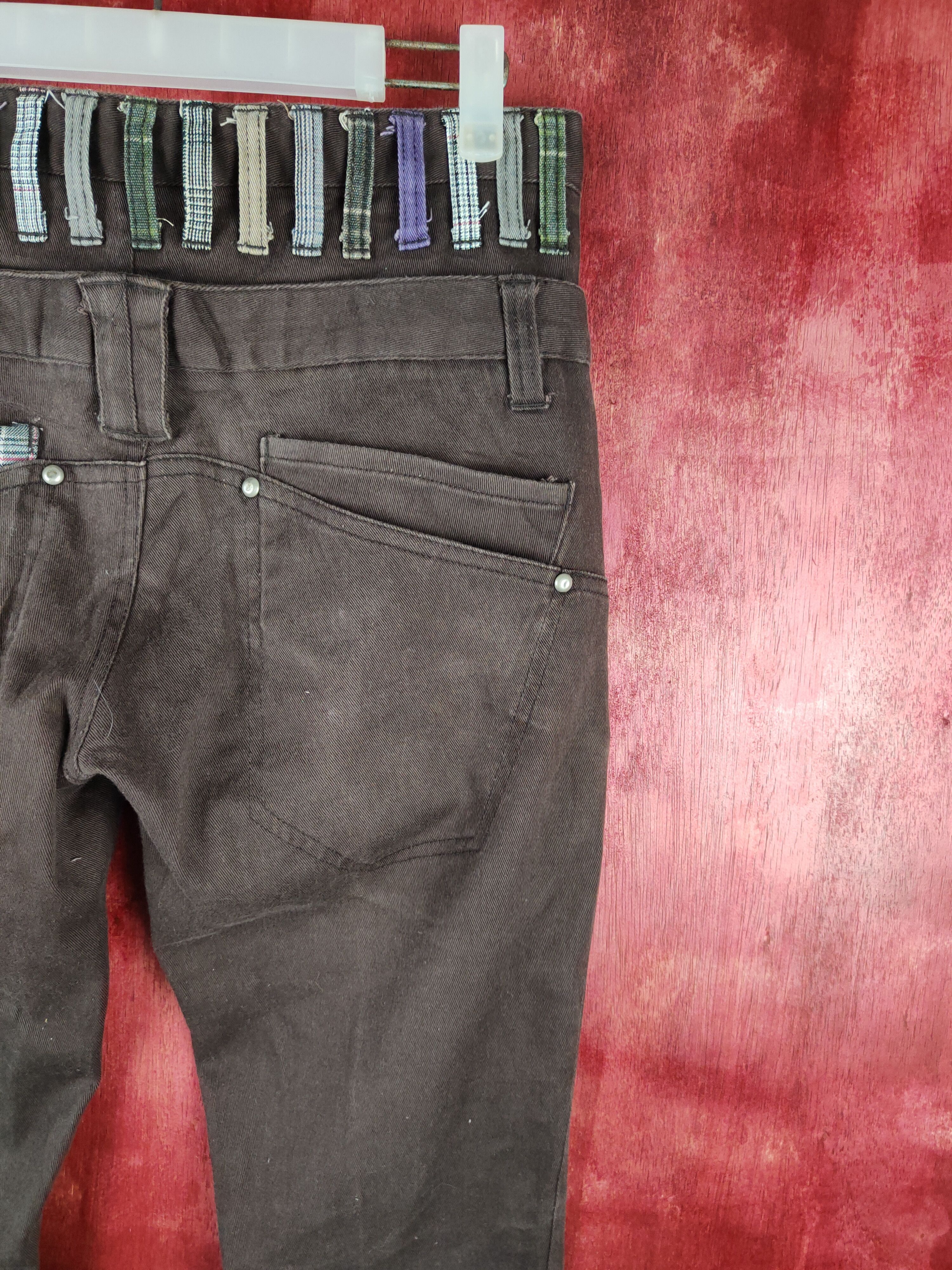 If Six Was Nine DL Many Dope punk 2 face double waist cargo Pants #S657 Size US 31 - 10 Thumbnail
