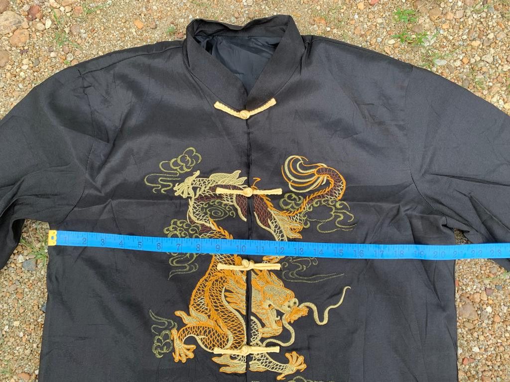 Japanese Brand × Vintage Japanese Traditional Dragon Shirt Size US M / EU 48-50 / 2 - 9 Thumbnail
