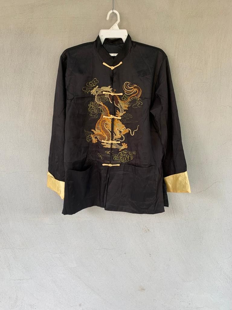 Japanese Brand × Vintage Japanese Traditional Dragon Shirt Size US M / EU 48-50 / 2 - 1 Thumbnail