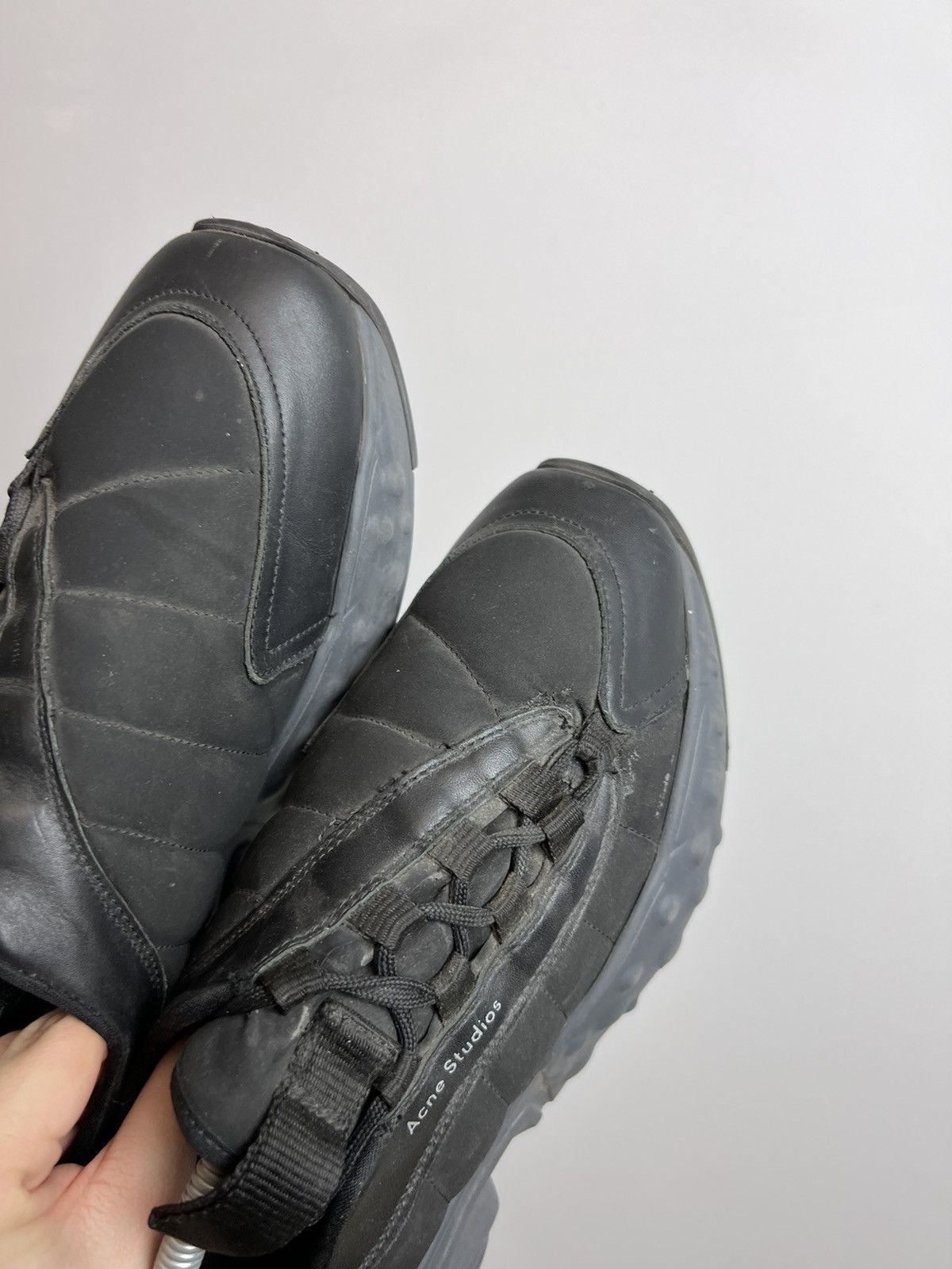 Acne Studios Rare Acne Studios Sofiane Black Sneakers Designer Quality Size US 9 / EU 42 - 9 Thumbnail
