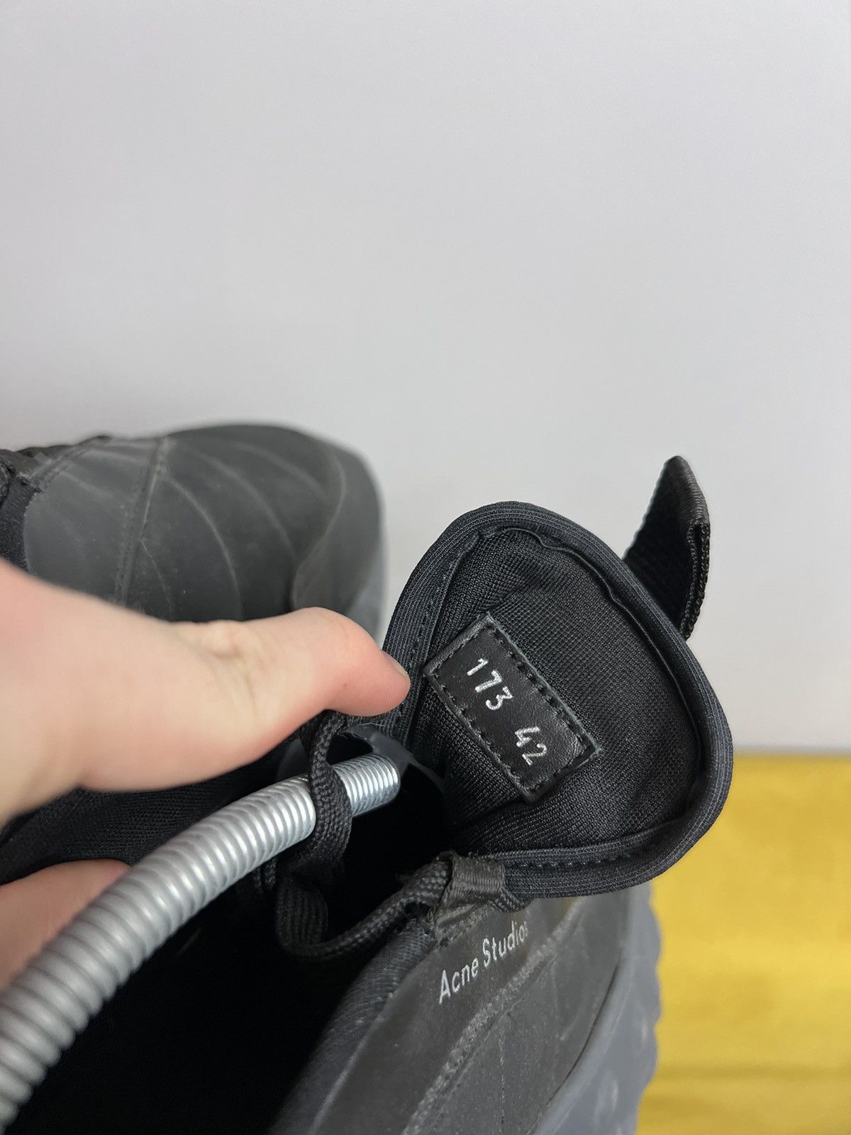 Acne Studios Rare Acne Studios Sofiane Black Sneakers Designer Quality Size US 9 / EU 42 - 13 Thumbnail
