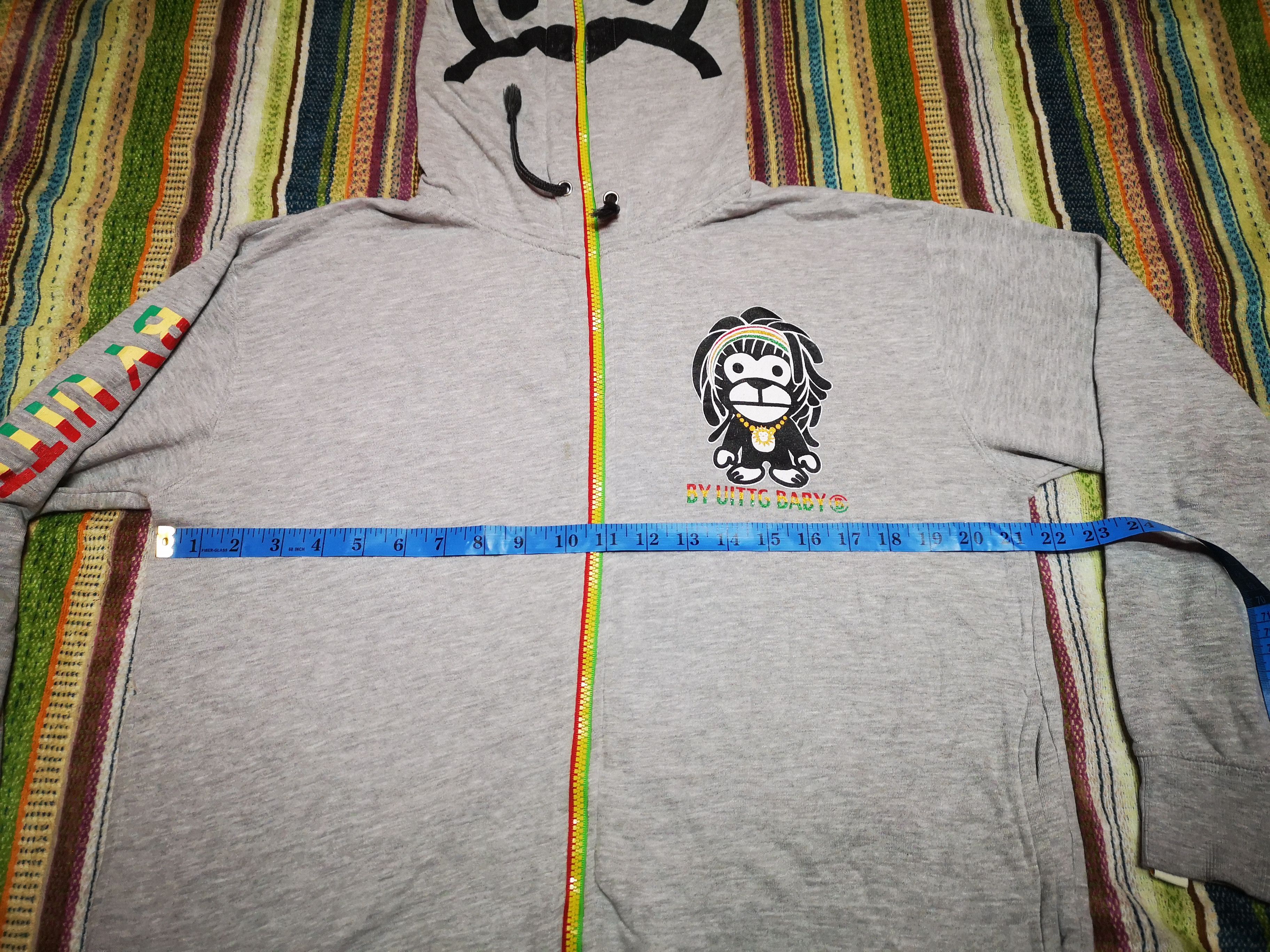 Japanese Brand × Vintage UITTG BABY Hoodie Rasta Style Size US L / EU 52-54 / 3 - 13 Thumbnail
