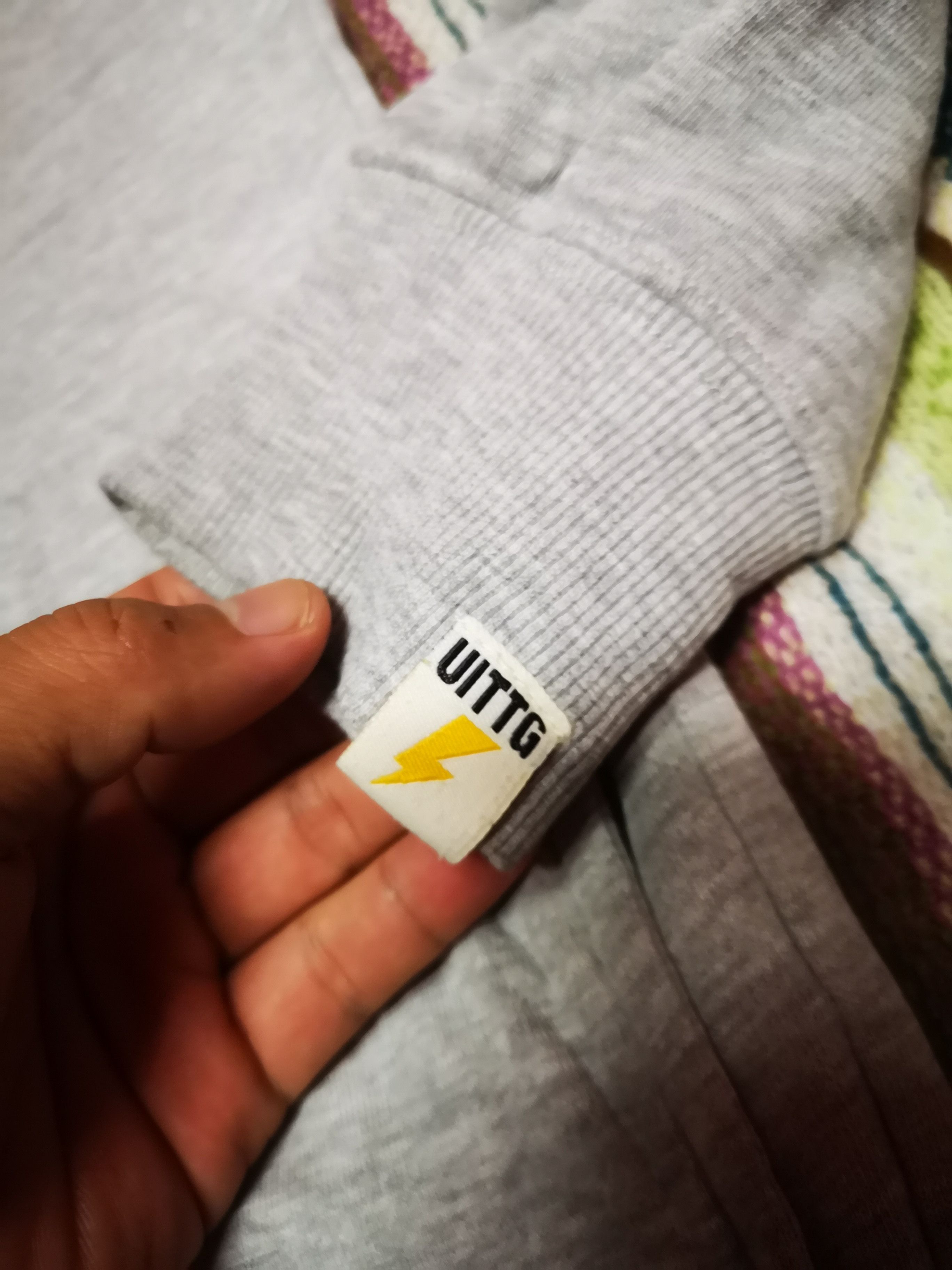 Japanese Brand × Vintage UITTG BABY Hoodie Rasta Style Size US L / EU 52-54 / 3 - 12 Thumbnail