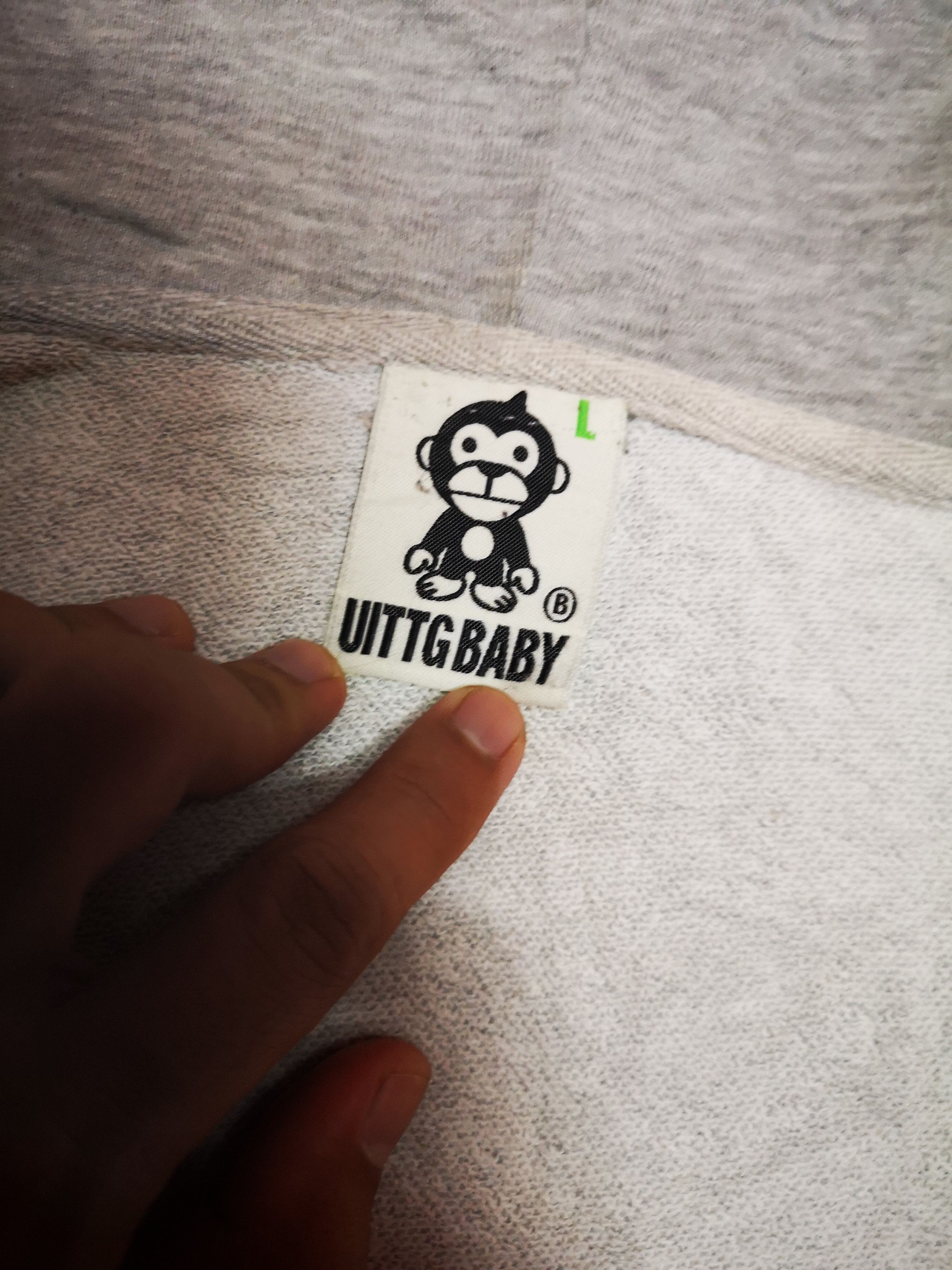 Japanese Brand × Vintage UITTG BABY Hoodie Rasta Style Size US L / EU 52-54 / 3 - 7 Thumbnail