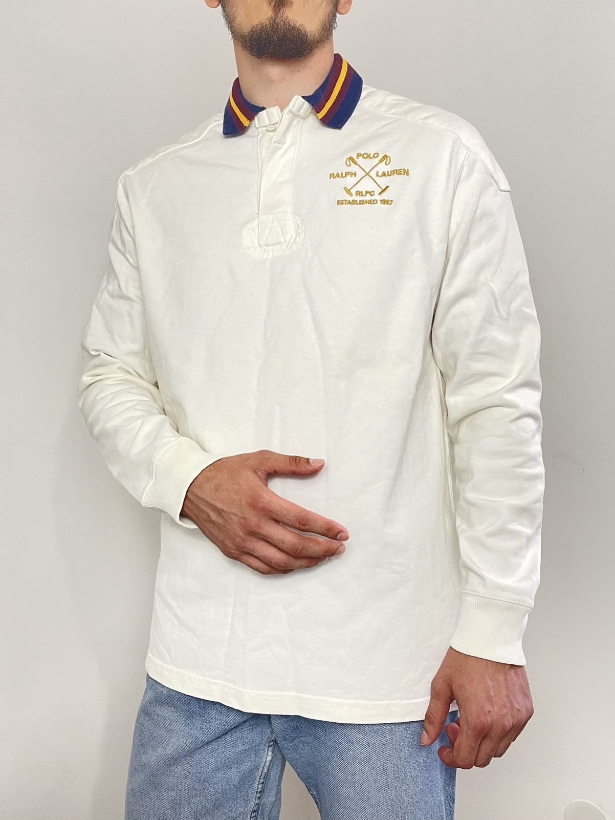 Polo Ralph Lauren Rugby Polo Ralph Lauren Vintage polo long Size US M / EU 48-50 / 2 - 7 Thumbnail