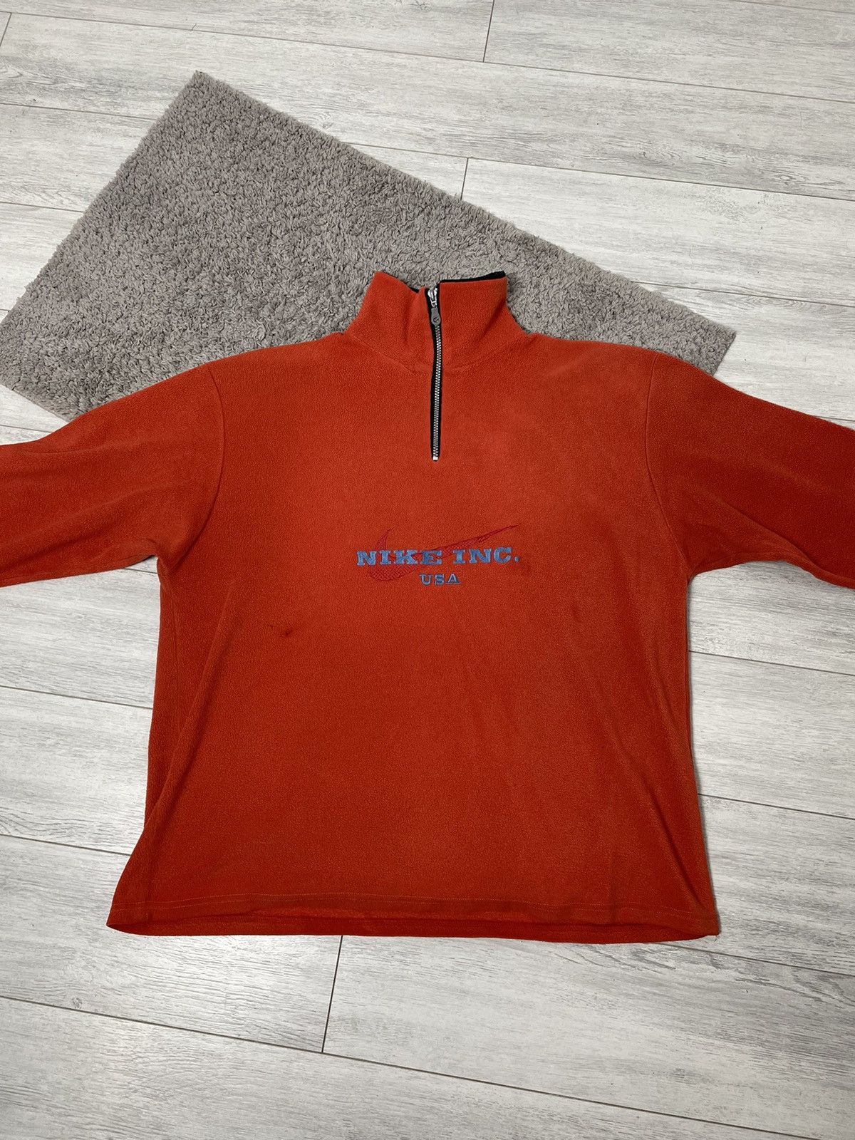 Nike × Vintage Nike Made in U.K vintage fleece big logo rare 80S Size US M / EU 48-50 / 2 - 7 Thumbnail