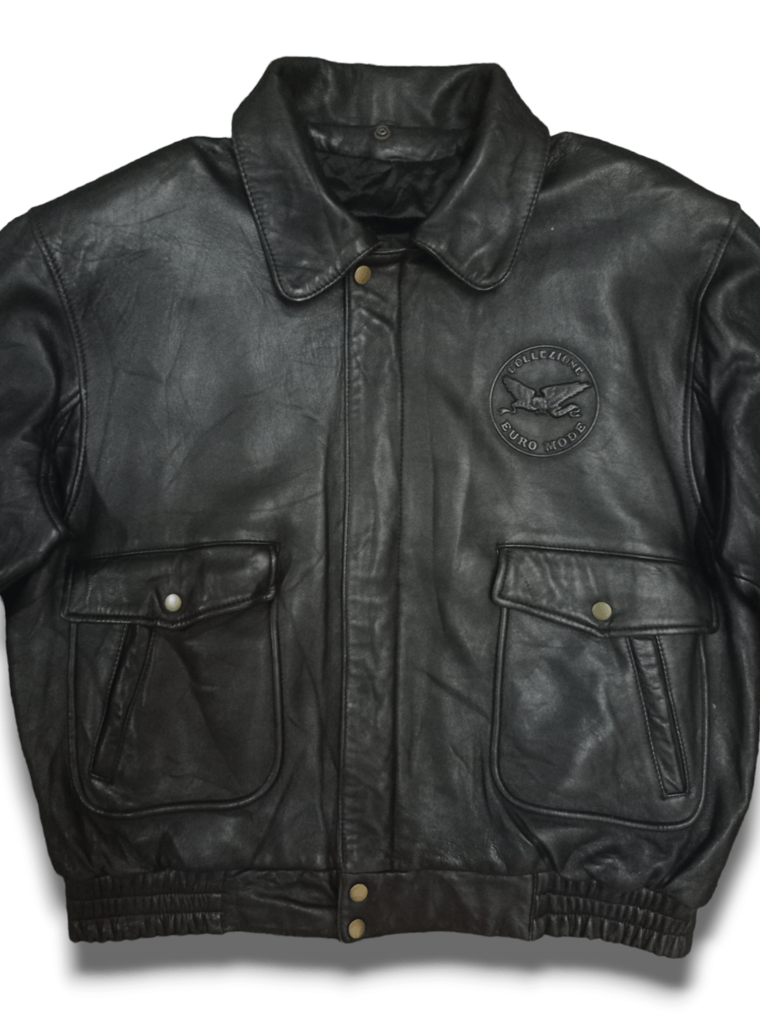 Japanese Brand Vintage Japanese Brand Eagle Leather Style Biker Jacket Size US L / EU 52-54 / 3 - 4 Thumbnail