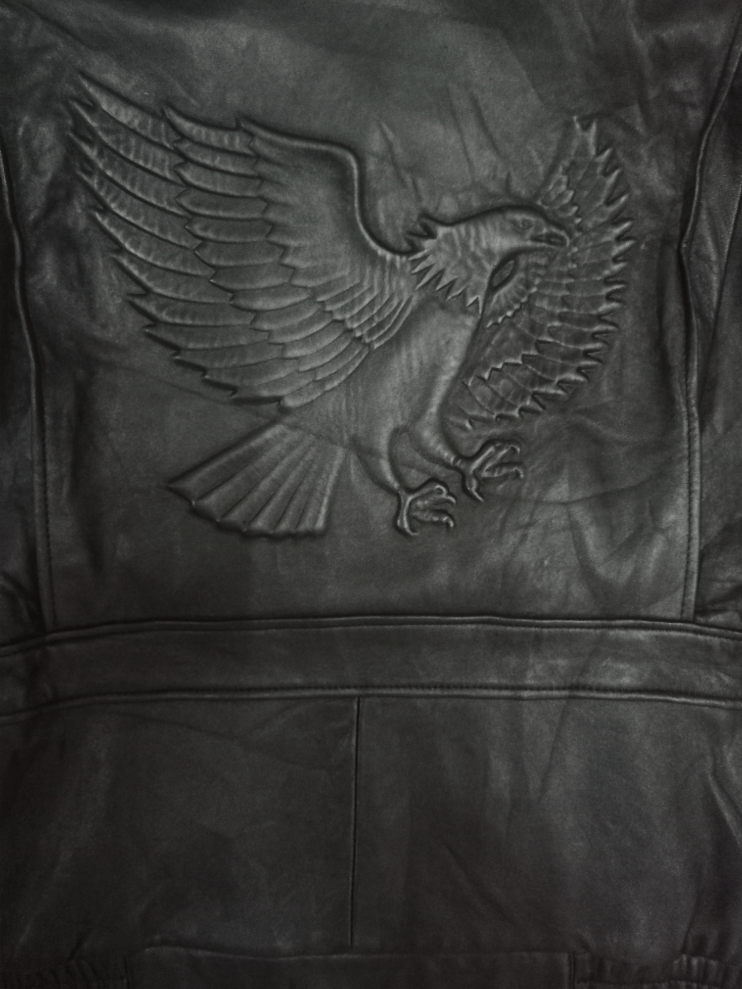 Japanese Brand Vintage Japanese Brand Eagle Leather Style Biker Jacket Size US L / EU 52-54 / 3 - 9 Thumbnail