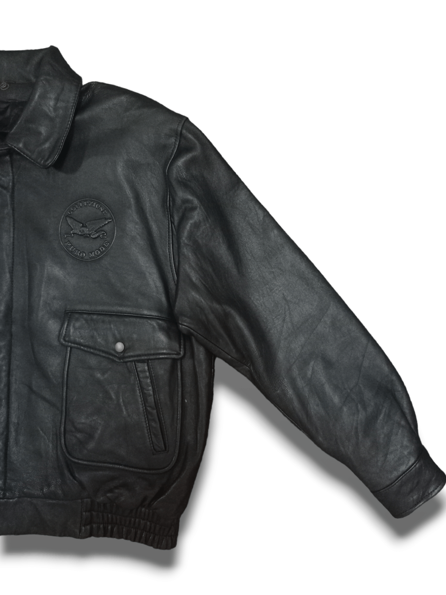 Japanese Brand Vintage Japanese Brand Eagle Leather Style Biker Jacket Size US L / EU 52-54 / 3 - 6 Thumbnail