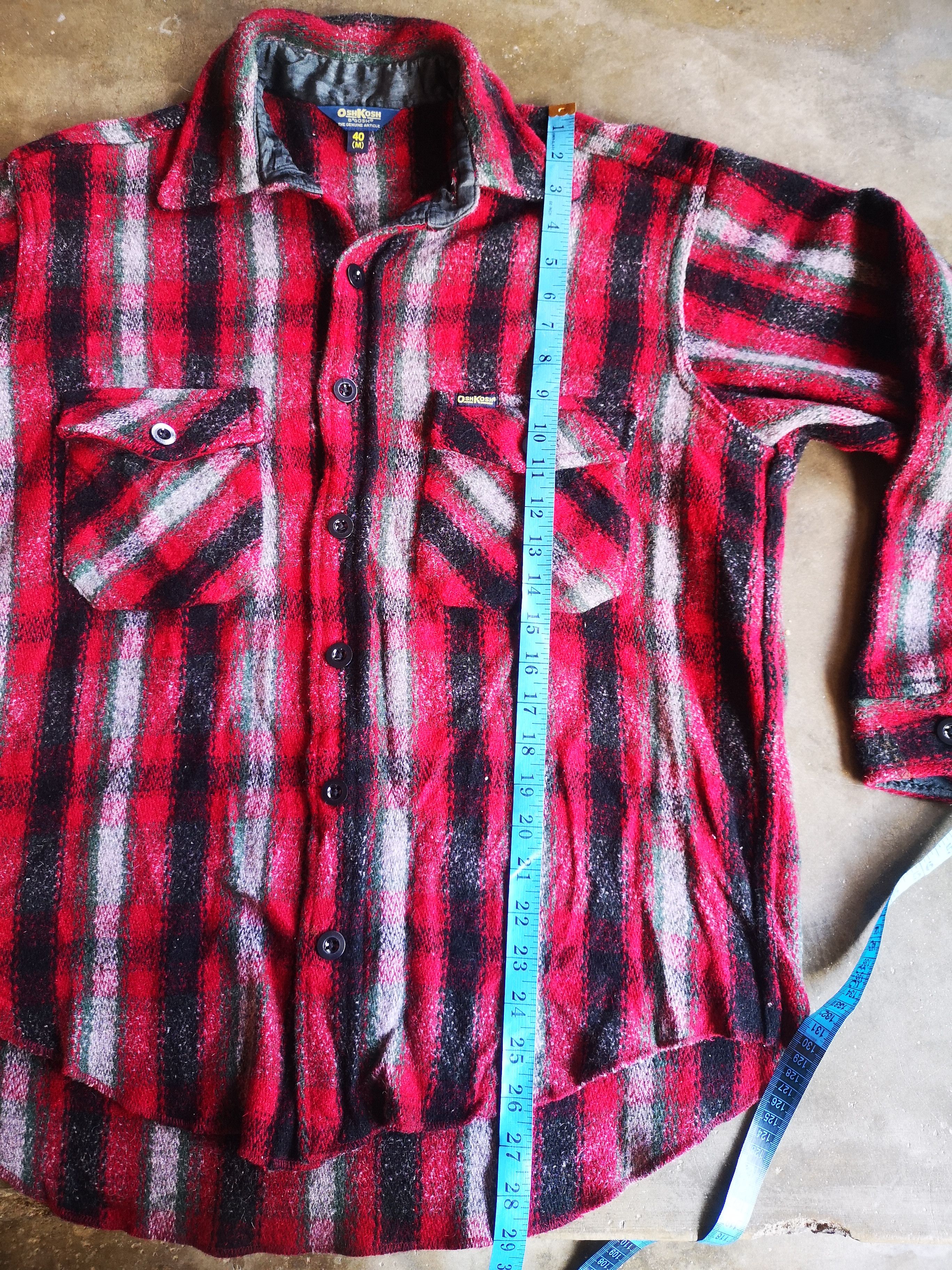 Oshkosh Vintage Oshkosh Wool flannel Jacket Size US M / EU 48-50 / 2 - 14 Thumbnail
