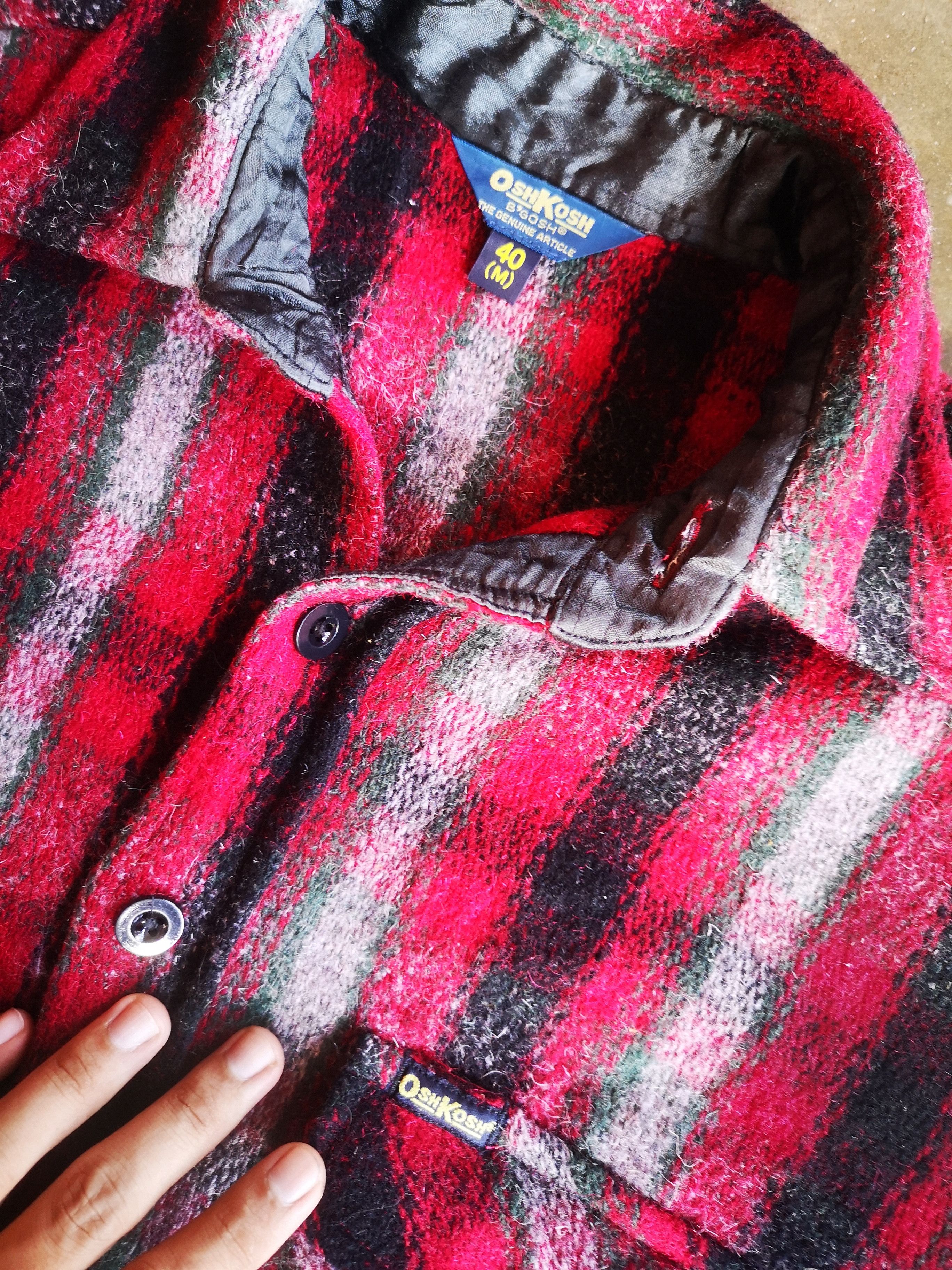 Oshkosh Vintage Oshkosh Wool flannel Jacket Size US M / EU 48-50 / 2 - 6 Thumbnail