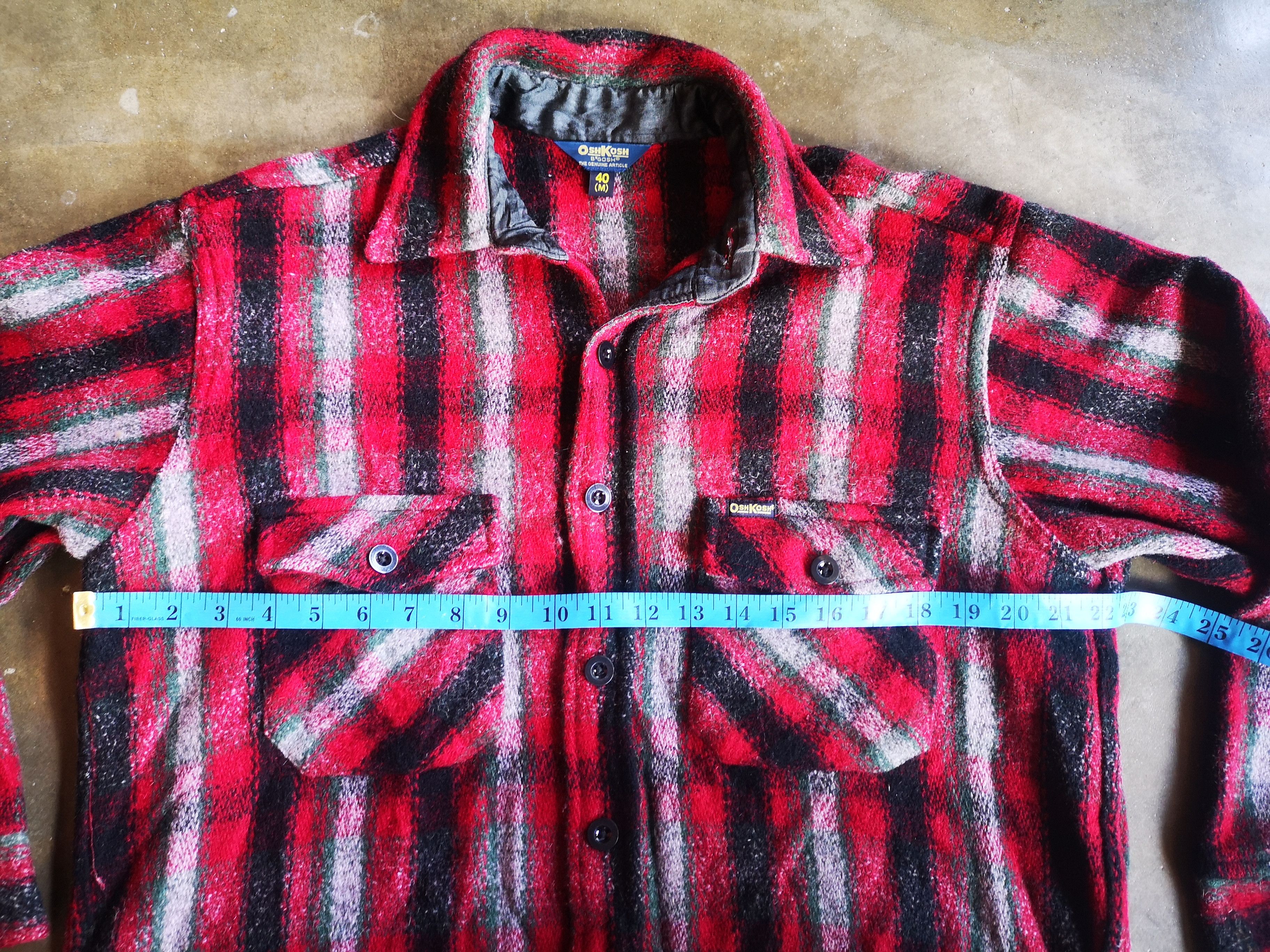 Oshkosh Vintage Oshkosh Wool flannel Jacket Size US M / EU 48-50 / 2 - 13 Thumbnail