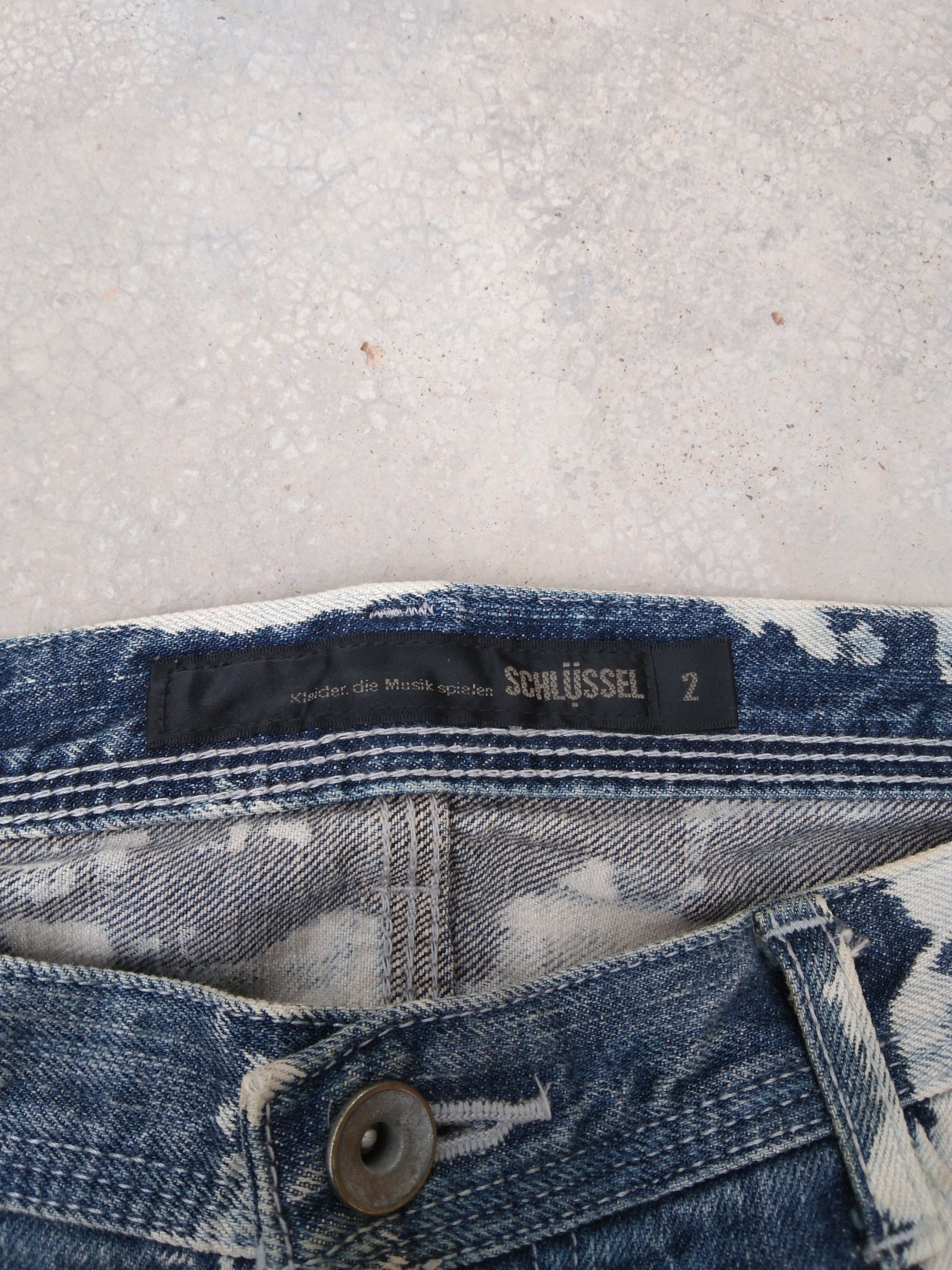 Schlussel Japanese Brand Jeans Schlussel OG Wash Denim 32x36 Size US 32 / EU 48 - 6 Thumbnail