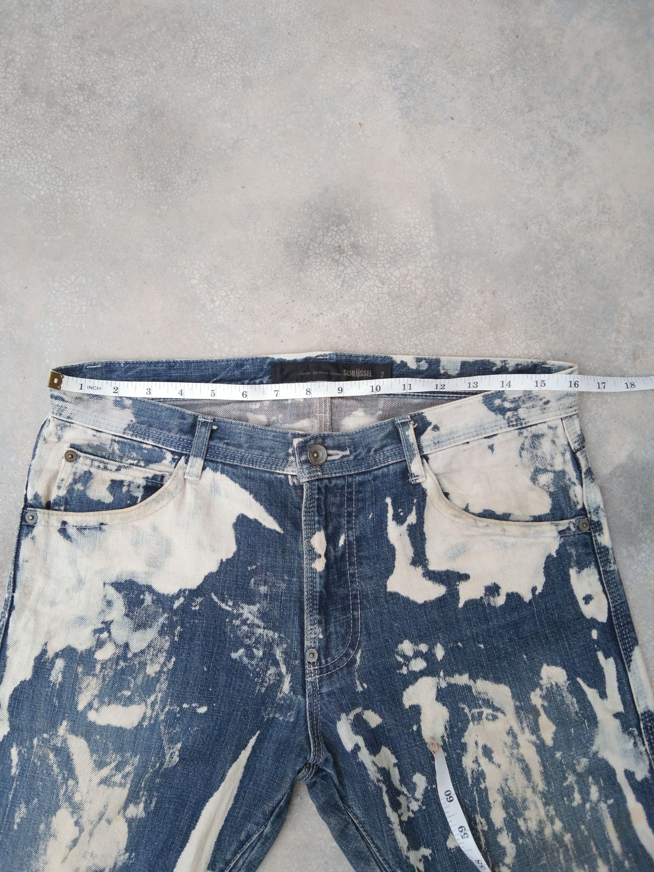 Schlussel Japanese Brand Jeans Schlussel OG Wash Denim 32x36 Size US 32 / EU 48 - 5 Thumbnail