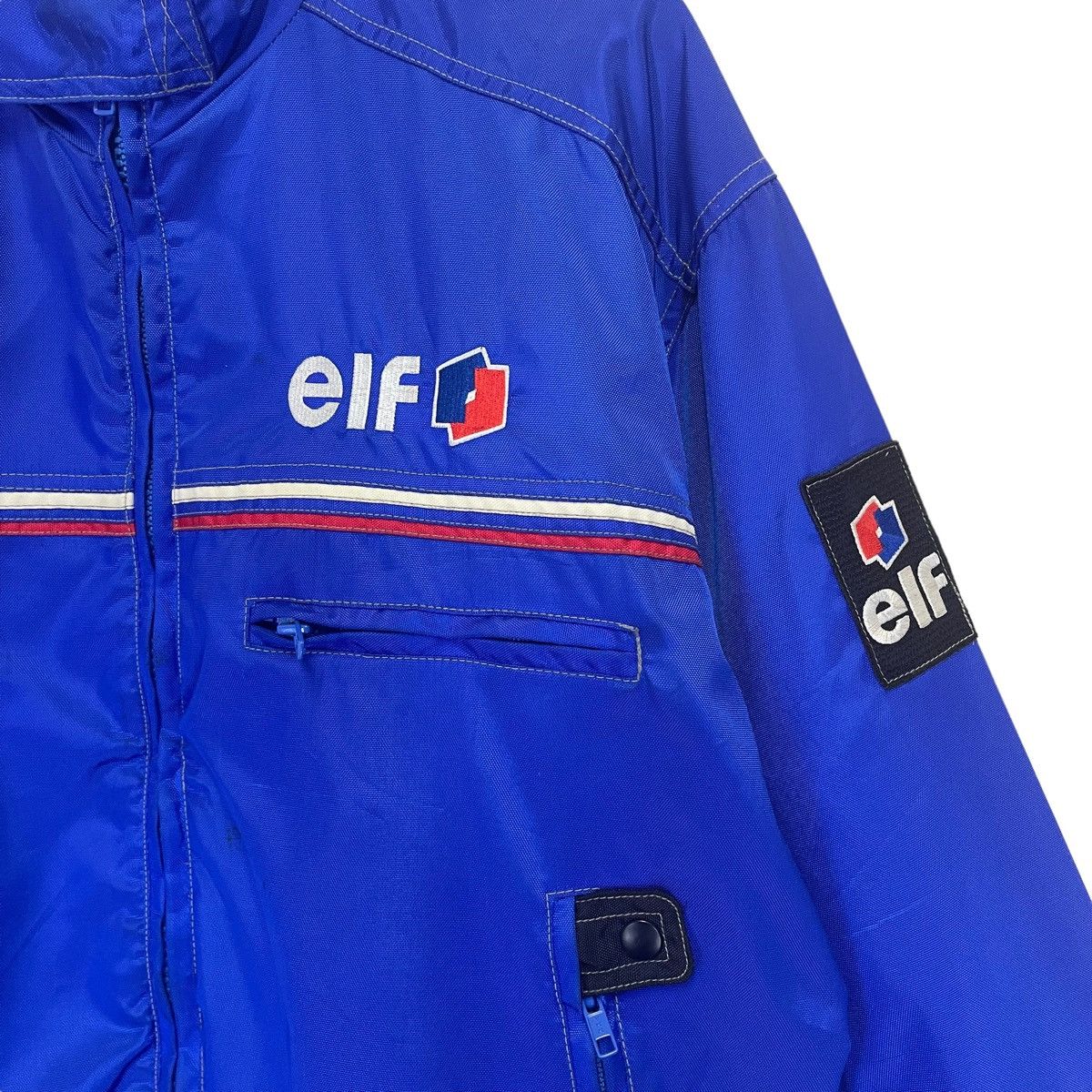 Japanese Brand 90s Elf Racing Zipper Light Jacket Size US L / EU 52-54 / 3 - 8 Thumbnail