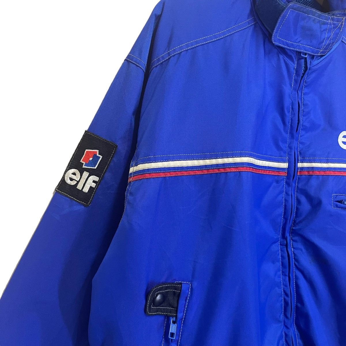 Japanese Brand 90s Elf Racing Zipper Light Jacket Size US L / EU 52-54 / 3 - 9 Thumbnail