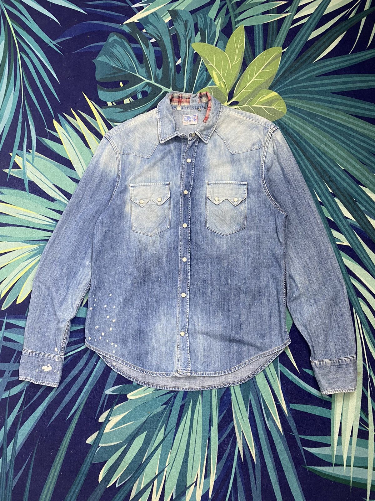 Levi's VINTAGE 90’s LEVIS STONE BUTTON JACKET Size US M / EU 48-50 / 2 - 1 Thumbnail