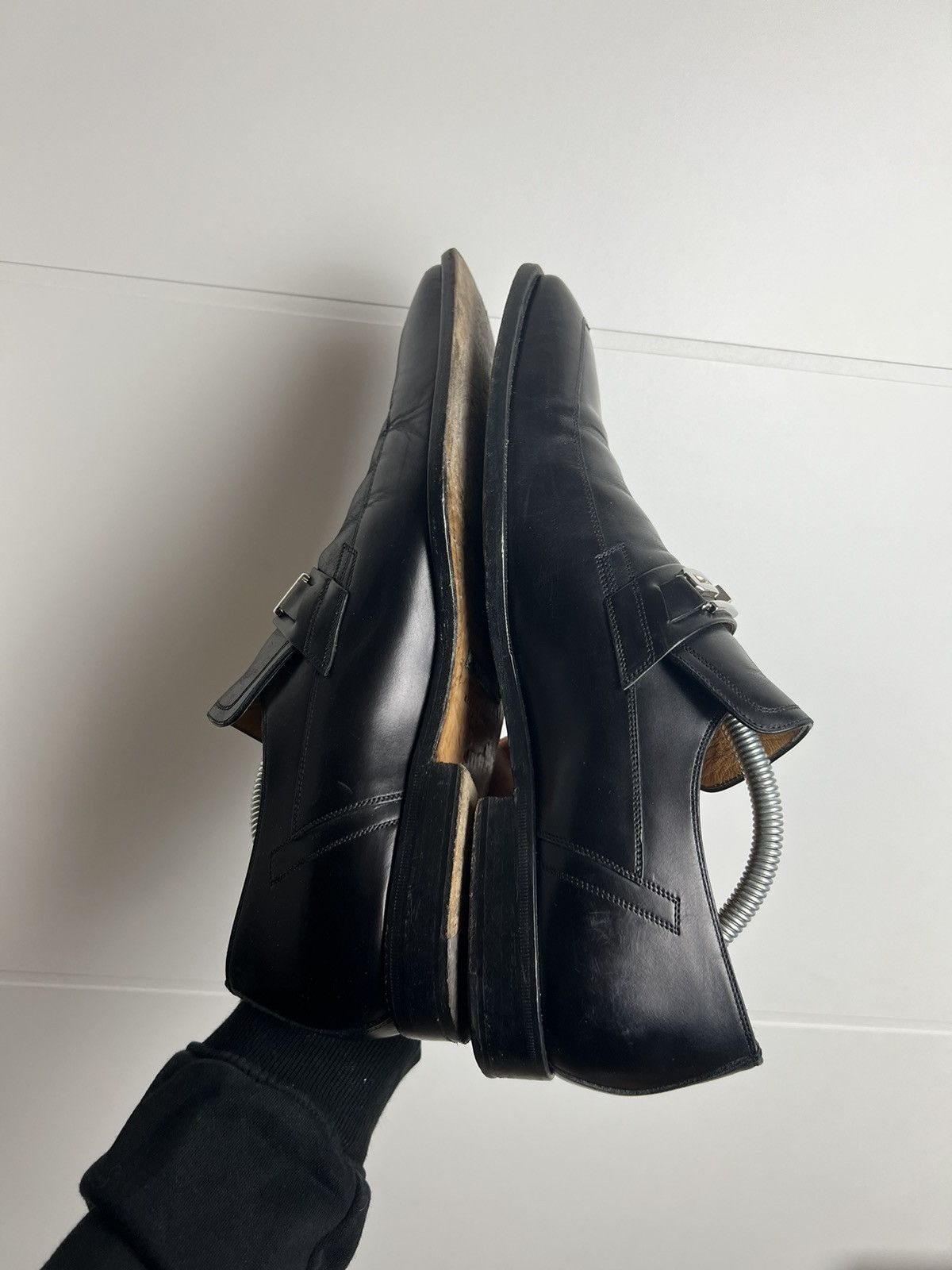 Dolce & Gabbana Rare Dolce&Gabbana Logo Patent Leather Luxury Shoes Grail Size US 7.5 / EU 40-41 - 5 Thumbnail