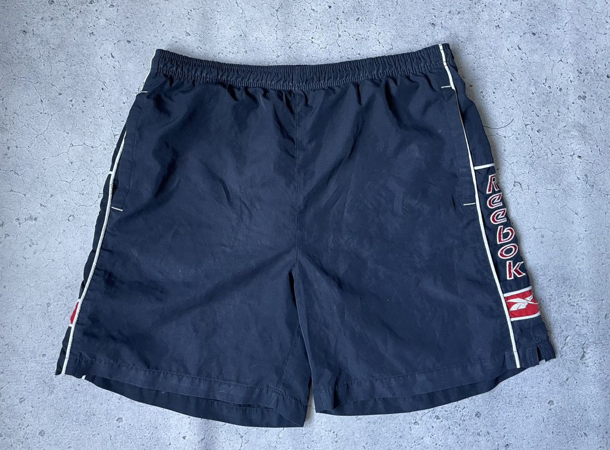 Reebok × Vintage Vintage Reebok Striped Nylon Shorts Size US 34 / EU 50 - 2 Thumbnail