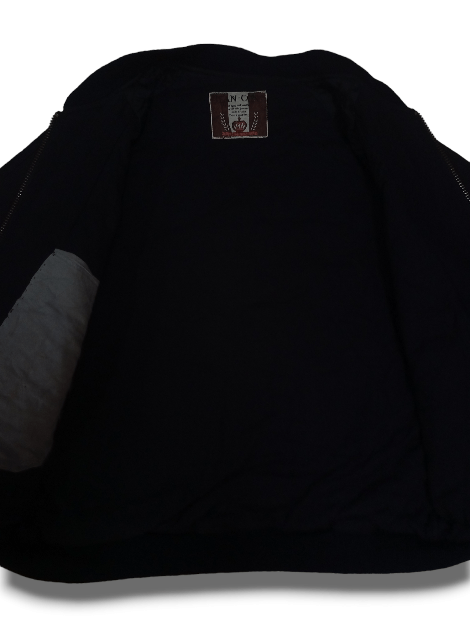 Japanese Brand Vintage Japanese Brand Black Denim Bomber Jacket Size US L / EU 52-54 / 3 - 9 Thumbnail