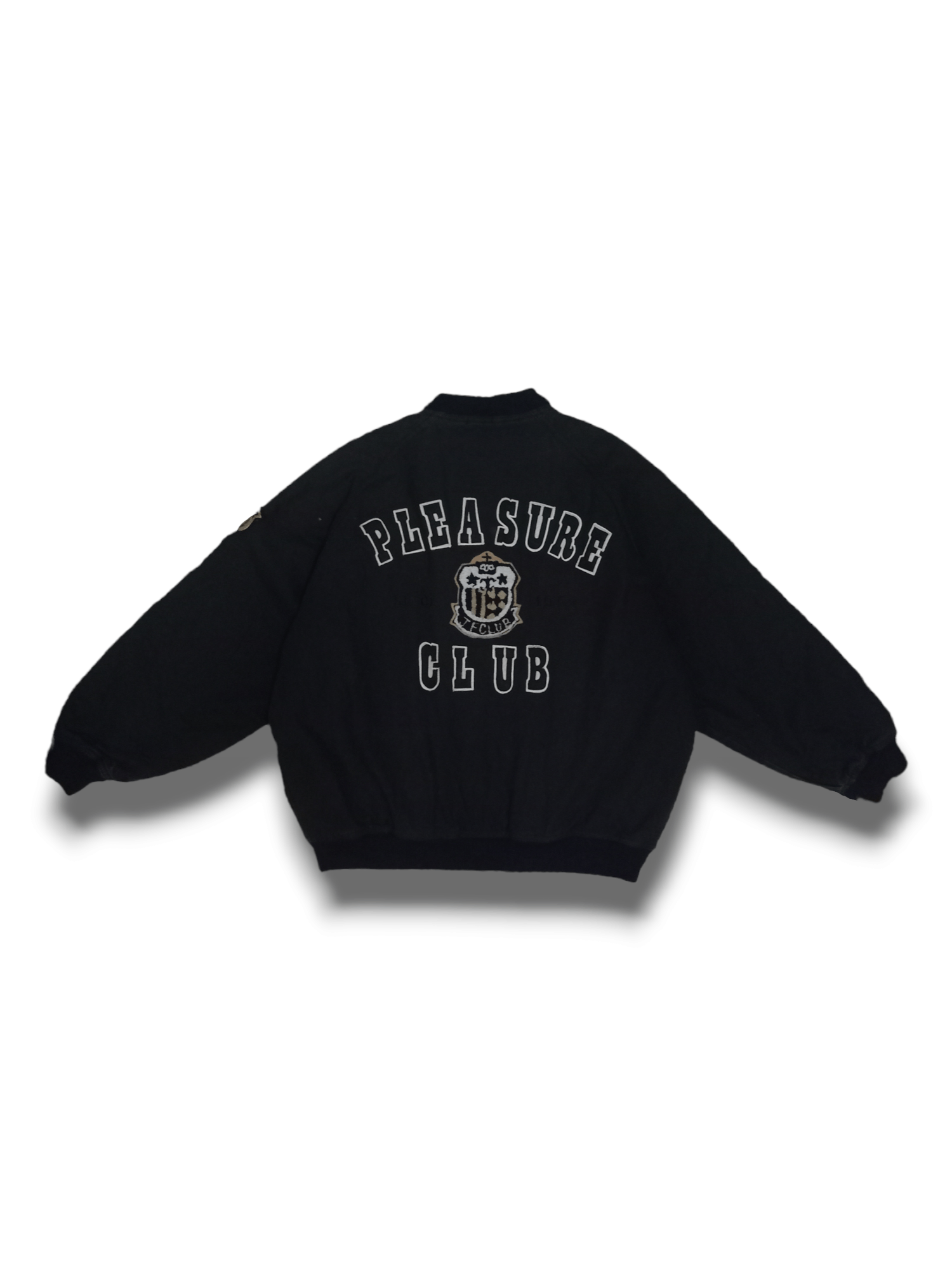 Japanese Brand Vintage Japanese Brand Black Denim Bomber Jacket Size US L / EU 52-54 / 3 - 2 Thumbnail