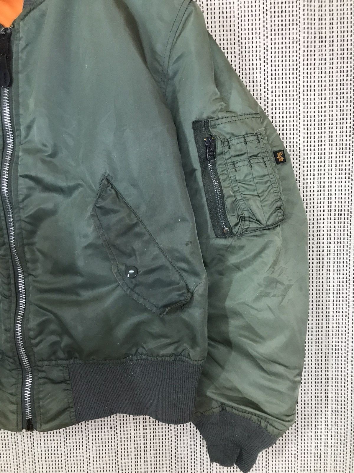 Alpha Industries ‼️90s JACKET FLYER'S MAN INTERMEDIATE MA-1 ALPHA INDUSTRIES Size US M / EU 48-50 / 2 - 3 Thumbnail