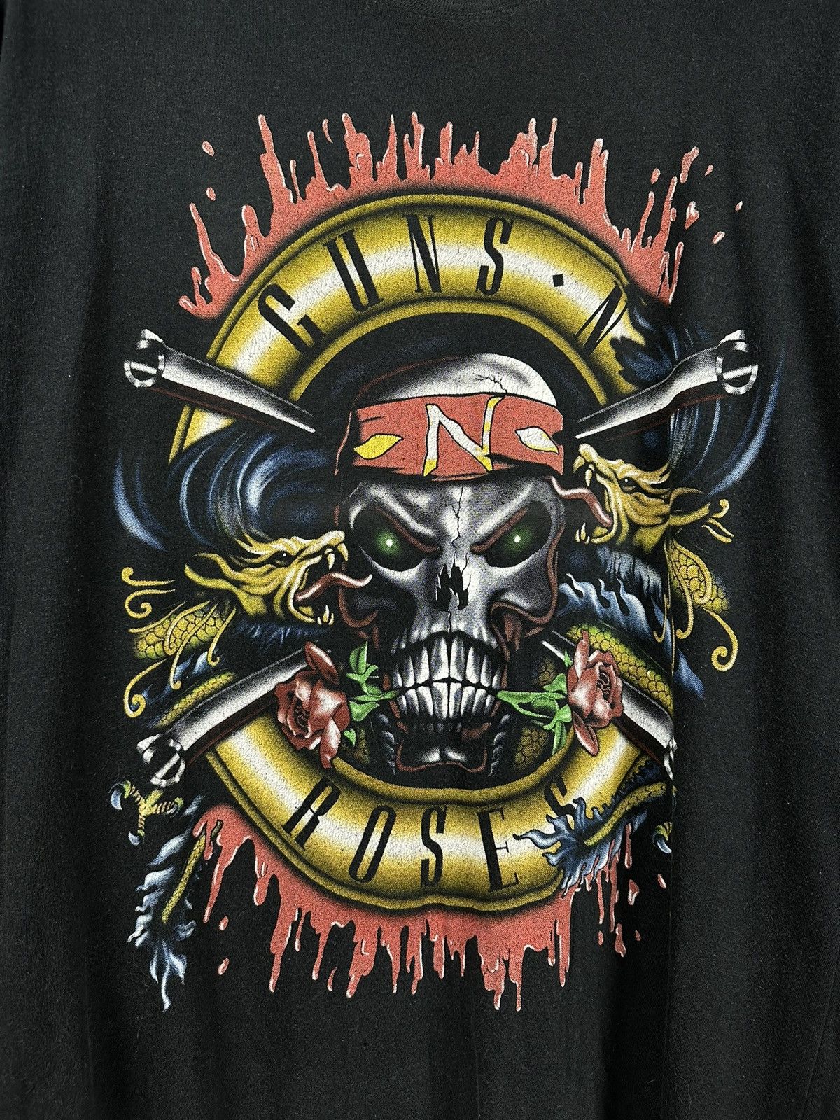 Band Tees × Vintage Vintage 90s Guns N’ Roses Band T-Shirt Size US L / EU 52-54 / 3 - 4 Thumbnail
