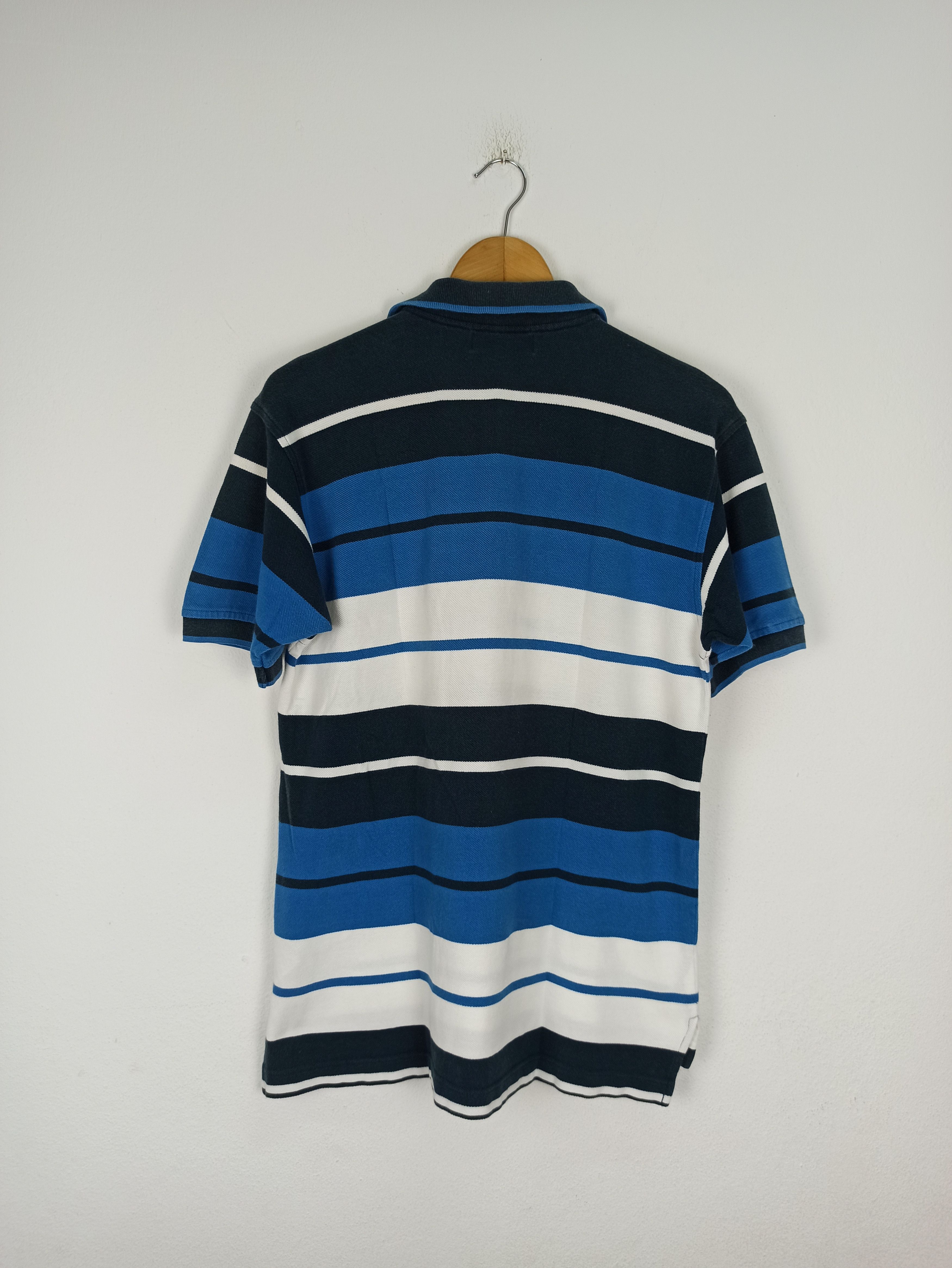 Vintage Vintage🔥 YSL Striped Polo Shirt Good Condition Size US M / EU 48-50 / 2 - 4 Thumbnail