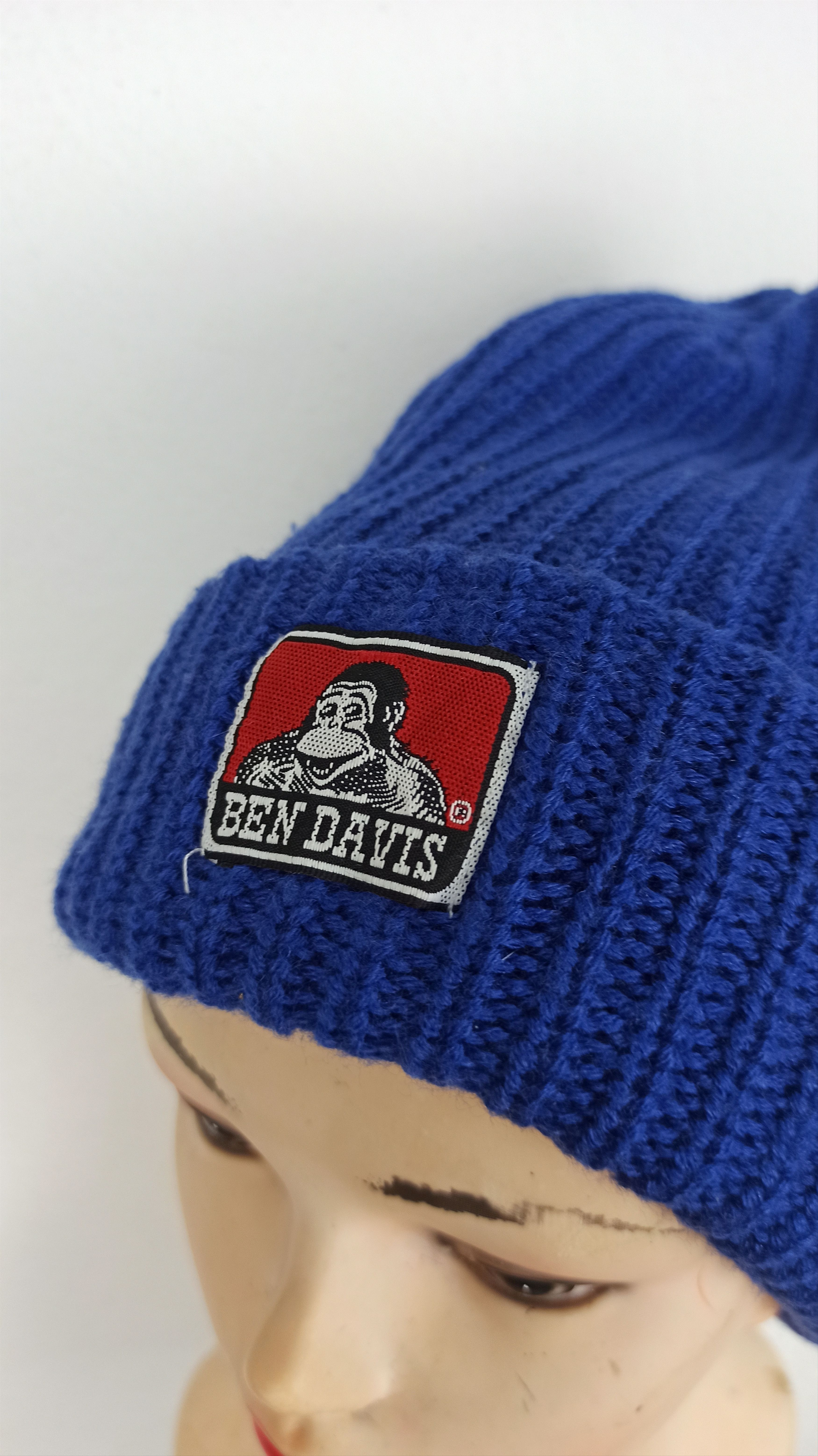 Ben Davis Rare🔥 Ben Davis Beanie Snow Cap Blue Colour Size ONE SIZE - 2 Thumbnail