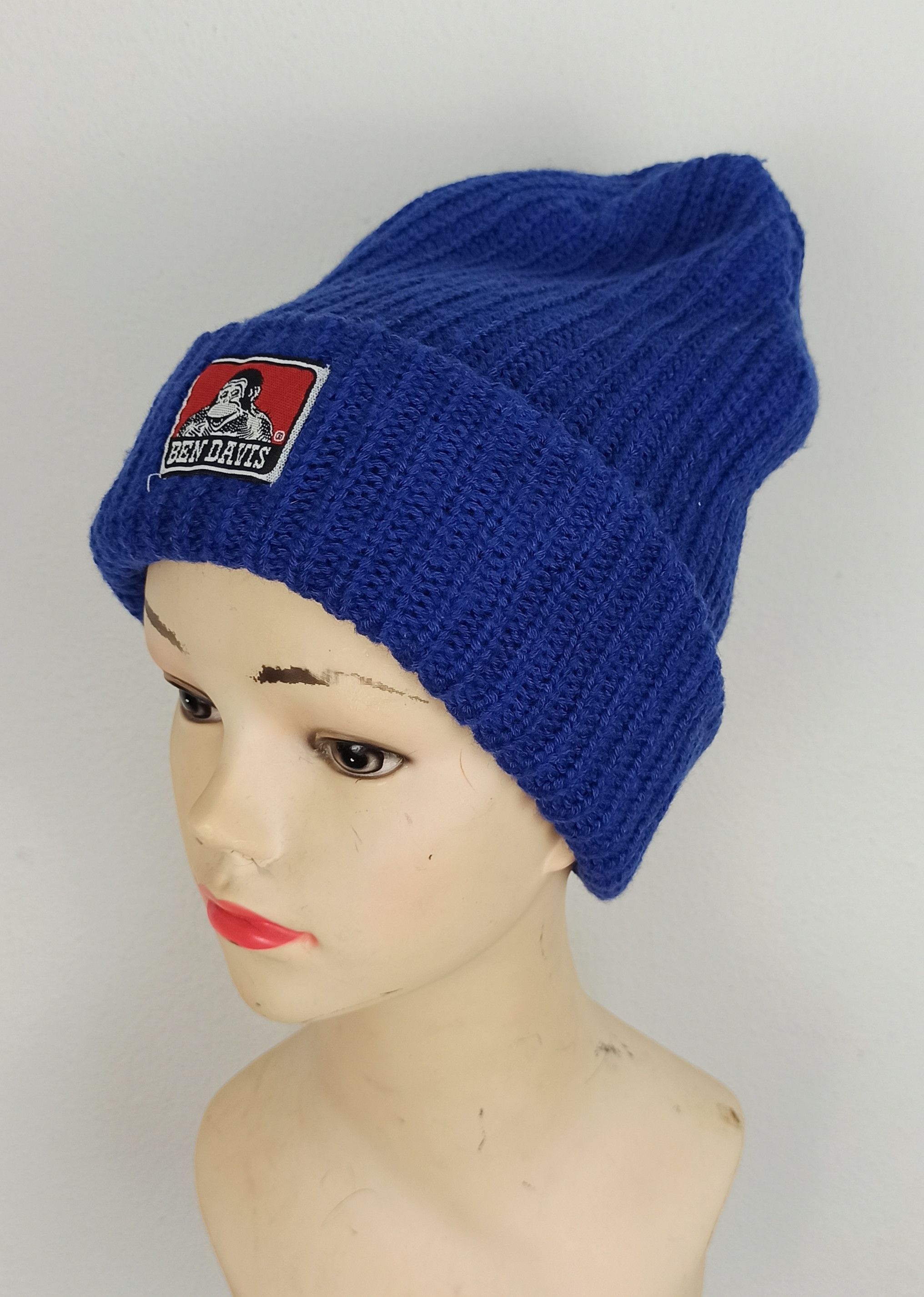 Ben Davis Rare🔥 Ben Davis Beanie Snow Cap Blue Colour Size ONE SIZE - 1 Thumbnail