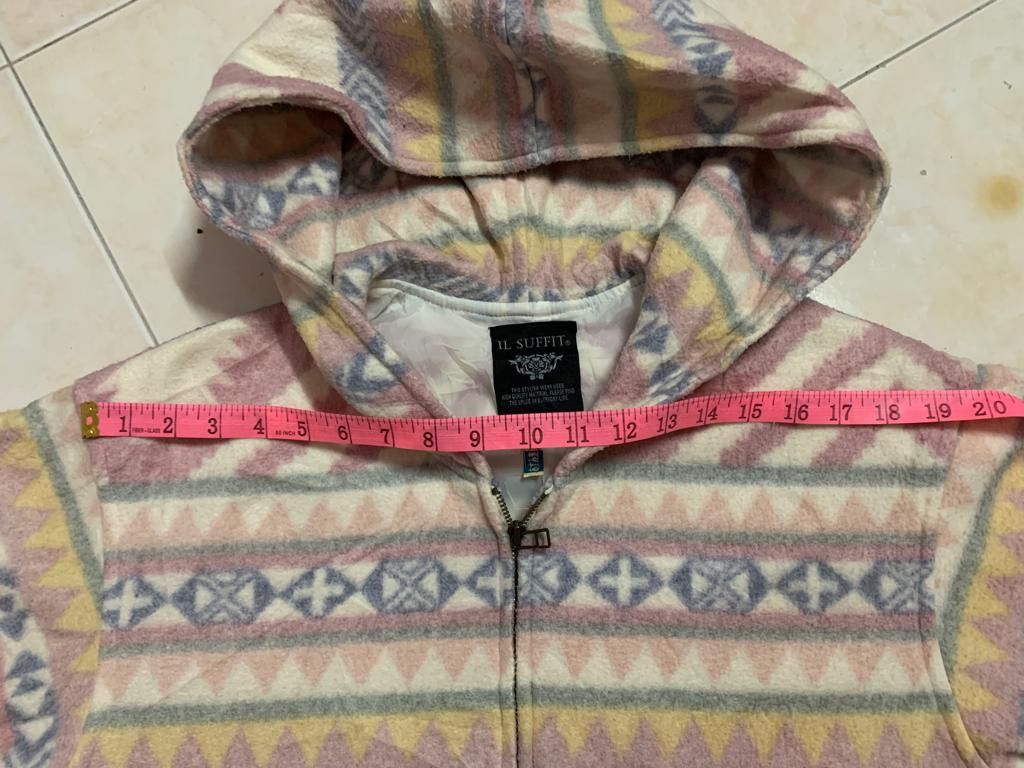 Japanese Brand IL Suffit Zipper Hoodie Fleece Tartan design Size US M / EU 48-50 / 2 - 11 Thumbnail