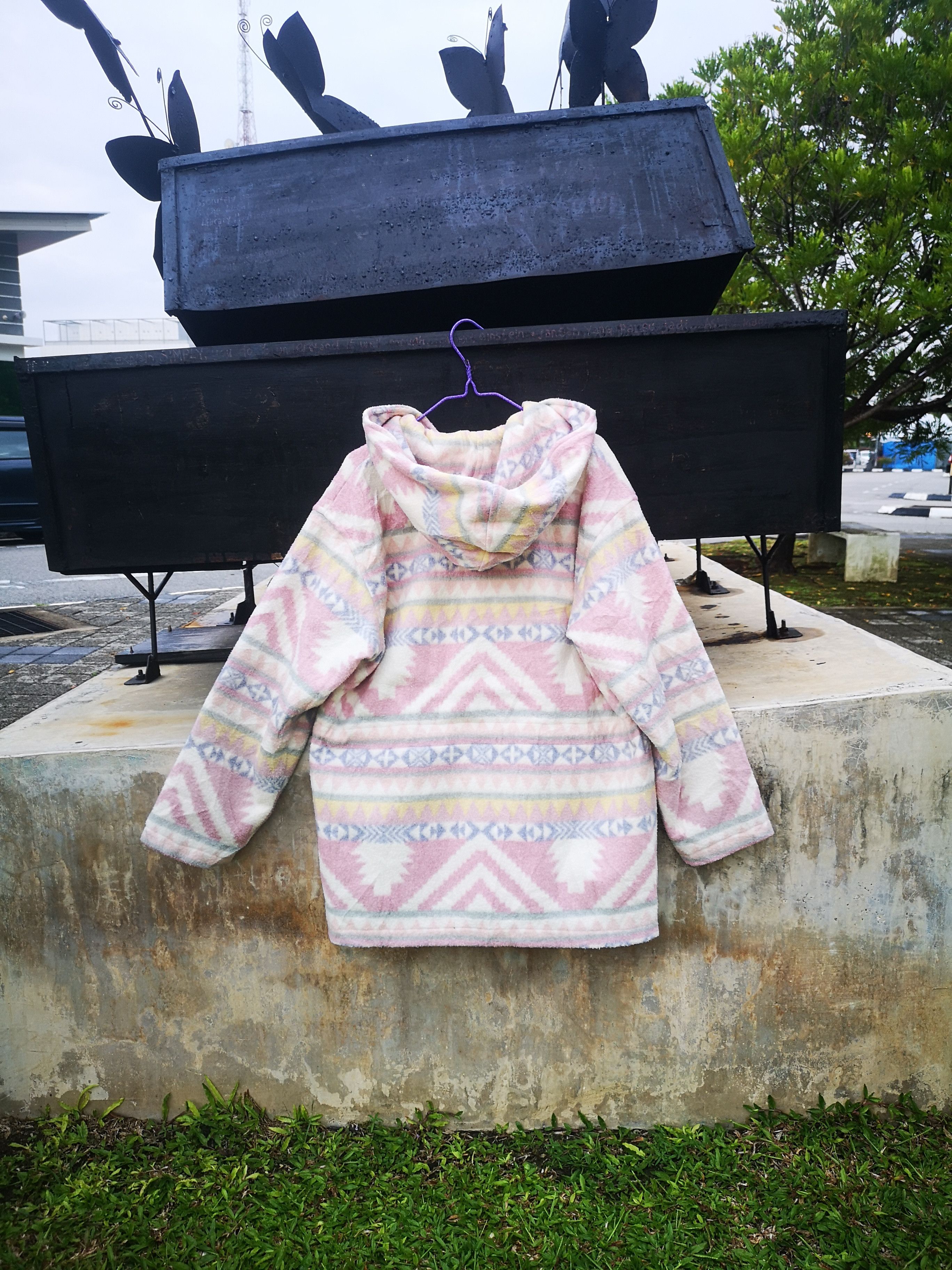Japanese Brand IL Suffit Zipper Hoodie Fleece Tartan design Size US M / EU 48-50 / 2 - 2 Thumbnail
