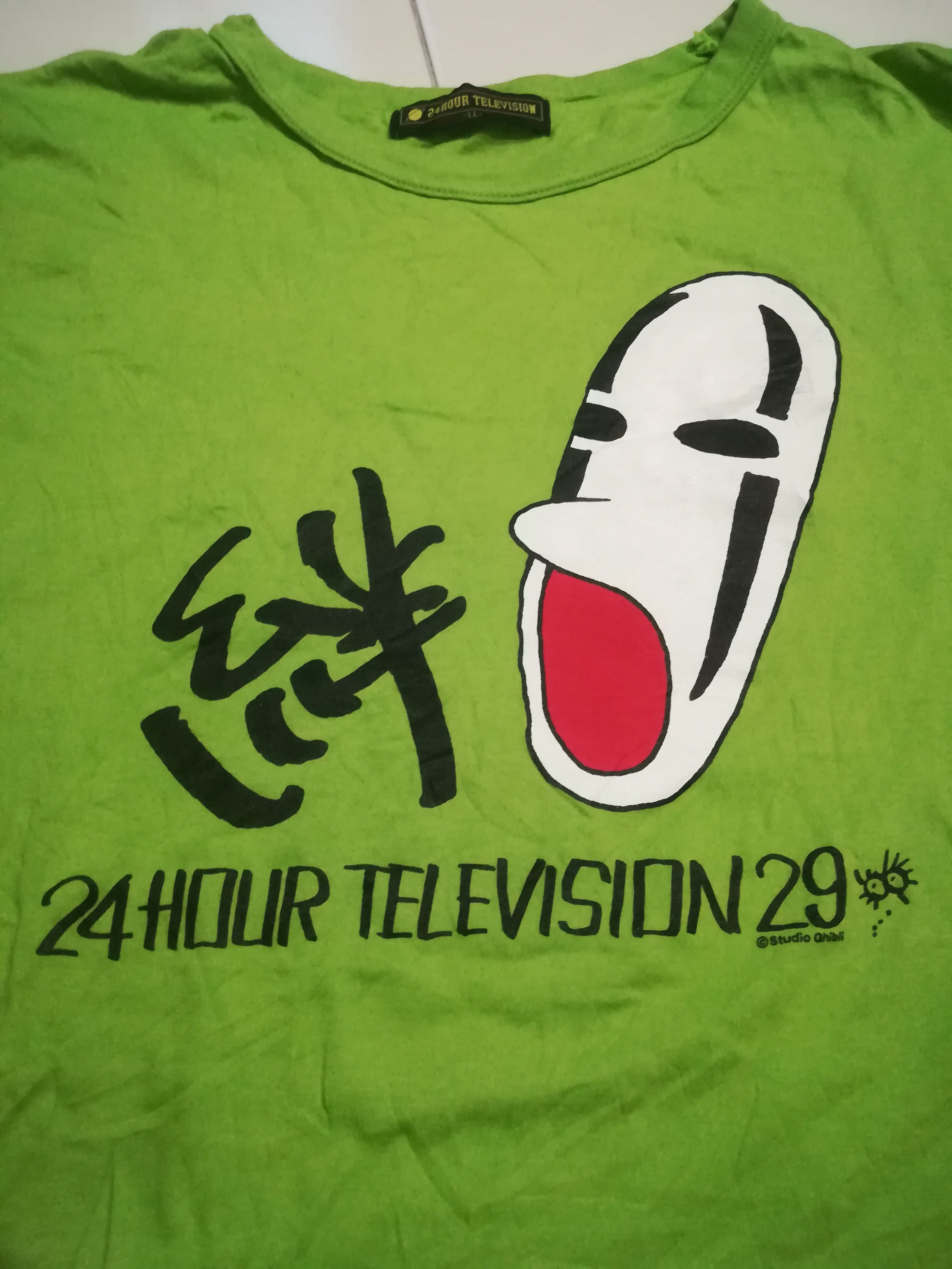 Cartoon Network Rare 24 hour television x no face ( Spirited Away) tshirt Size US L / EU 52-54 / 3 - 2 Thumbnail