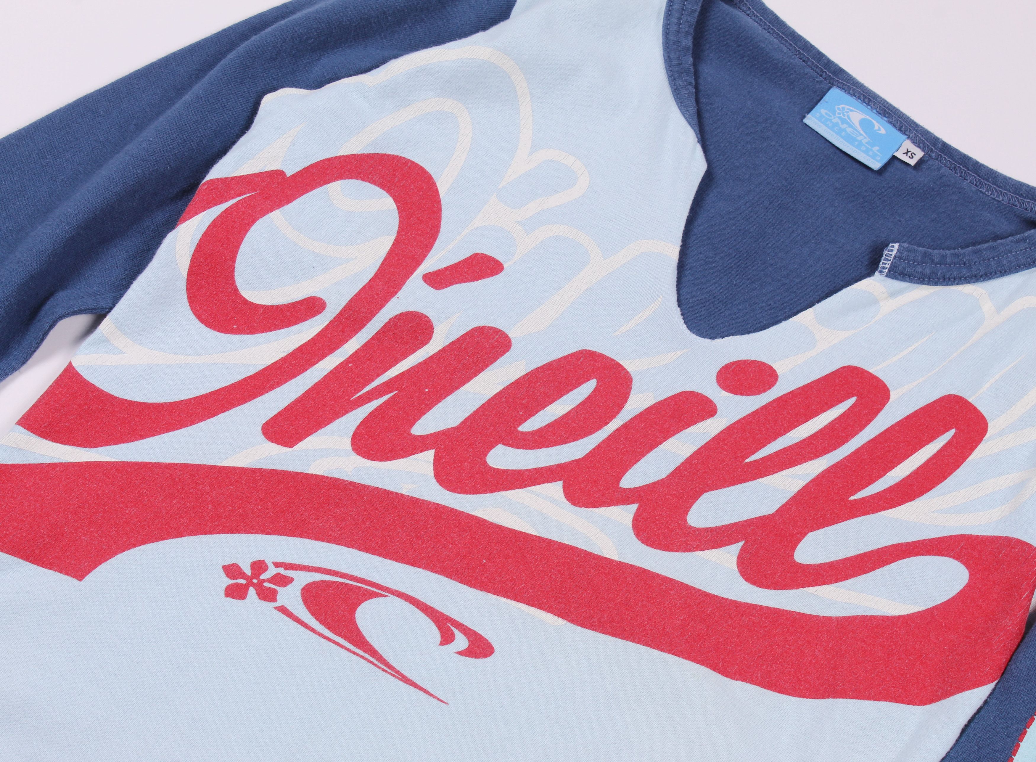 O'Neill × Vintage Vintage Oneill Y2K Long Sleeve Top Size XS / US 0-2 / IT 36-38 - 3 Thumbnail
