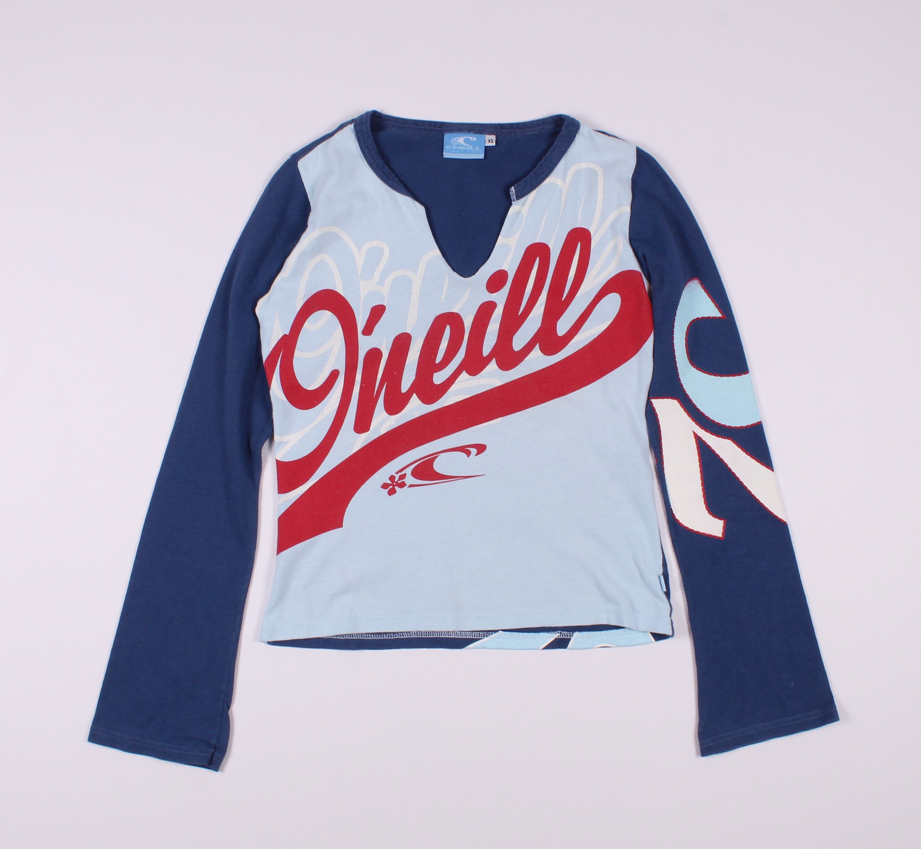 O'Neill × Vintage Vintage Oneill Y2K Long Sleeve Top Size XS / US 0-2 / IT 36-38 - 1 Thumbnail