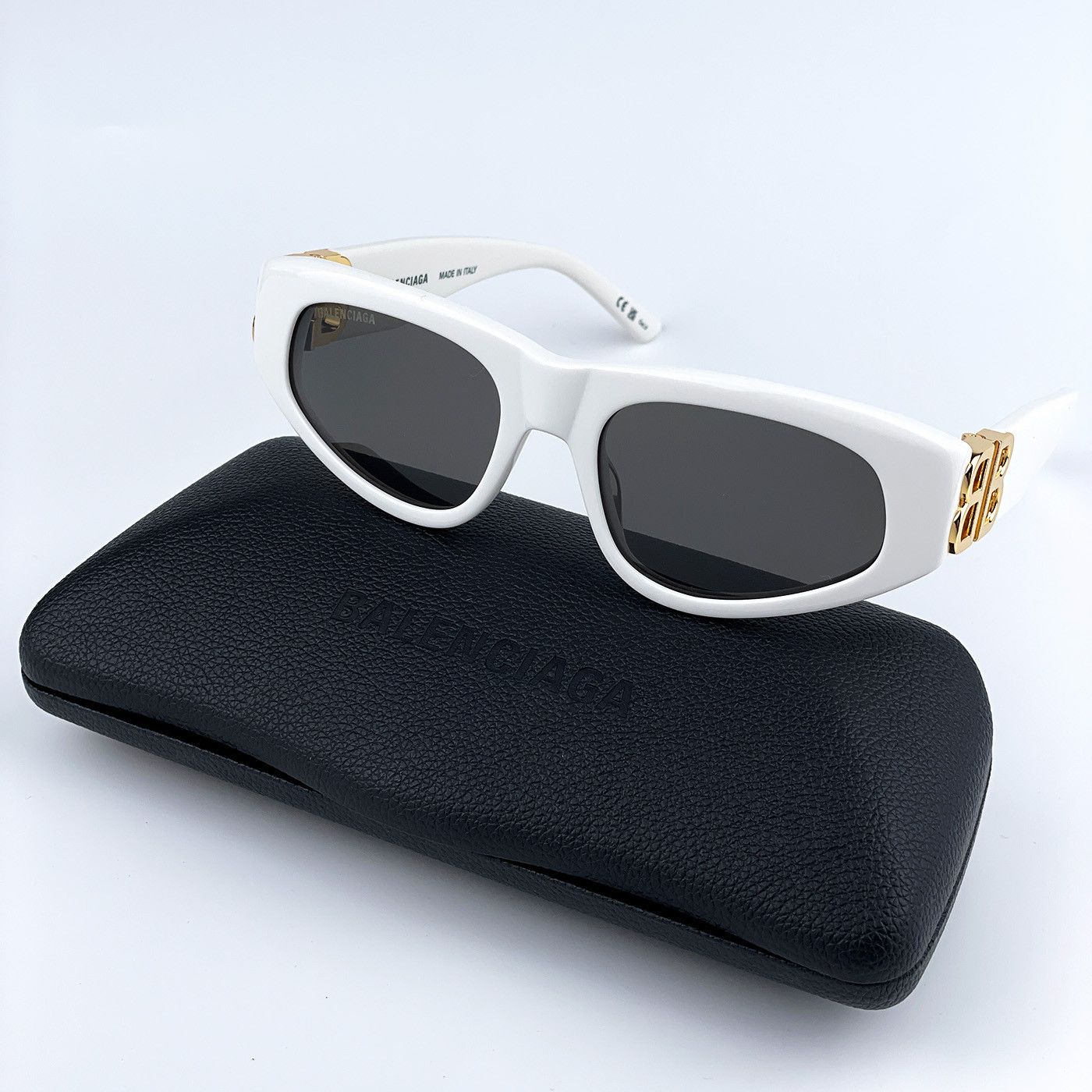 Balenciaga NEW BALENCIAGA BB0095S 007 GEOMETRIC YELLOW 