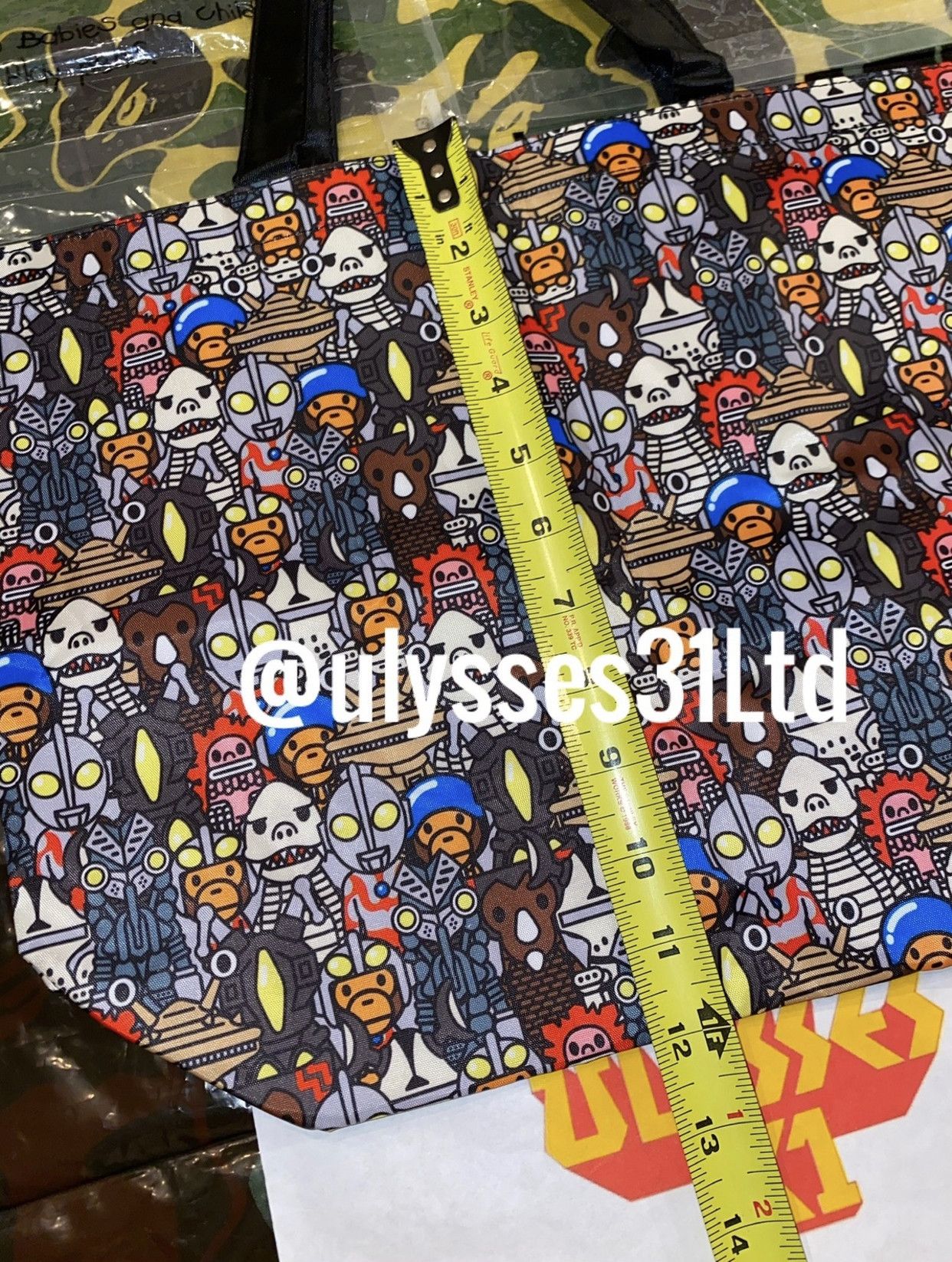 Bape Bape Baby Milo Ultraman Tote Size ONE SIZE - 8 Thumbnail